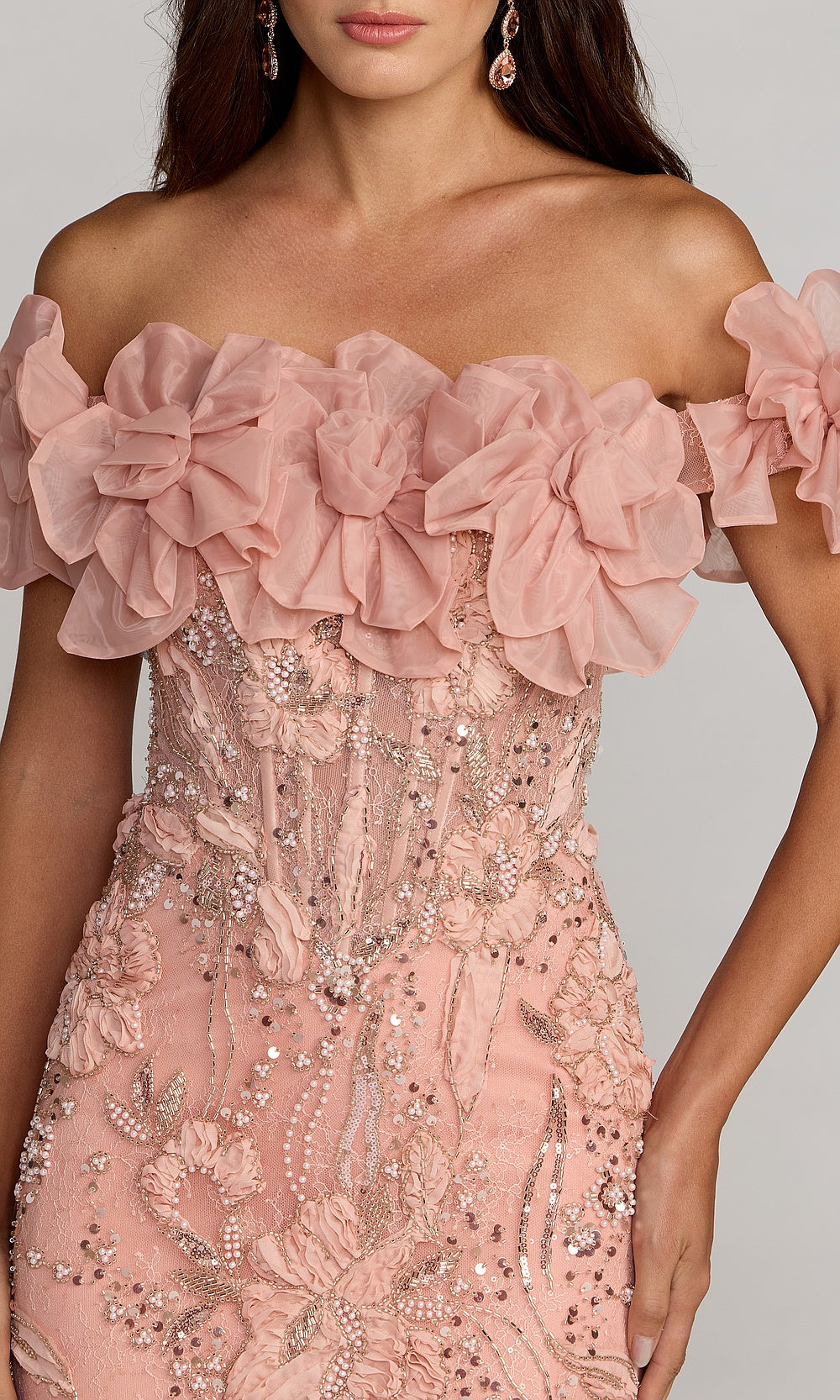 Mac Duggal 21272 Evening Dress - Blush - CL