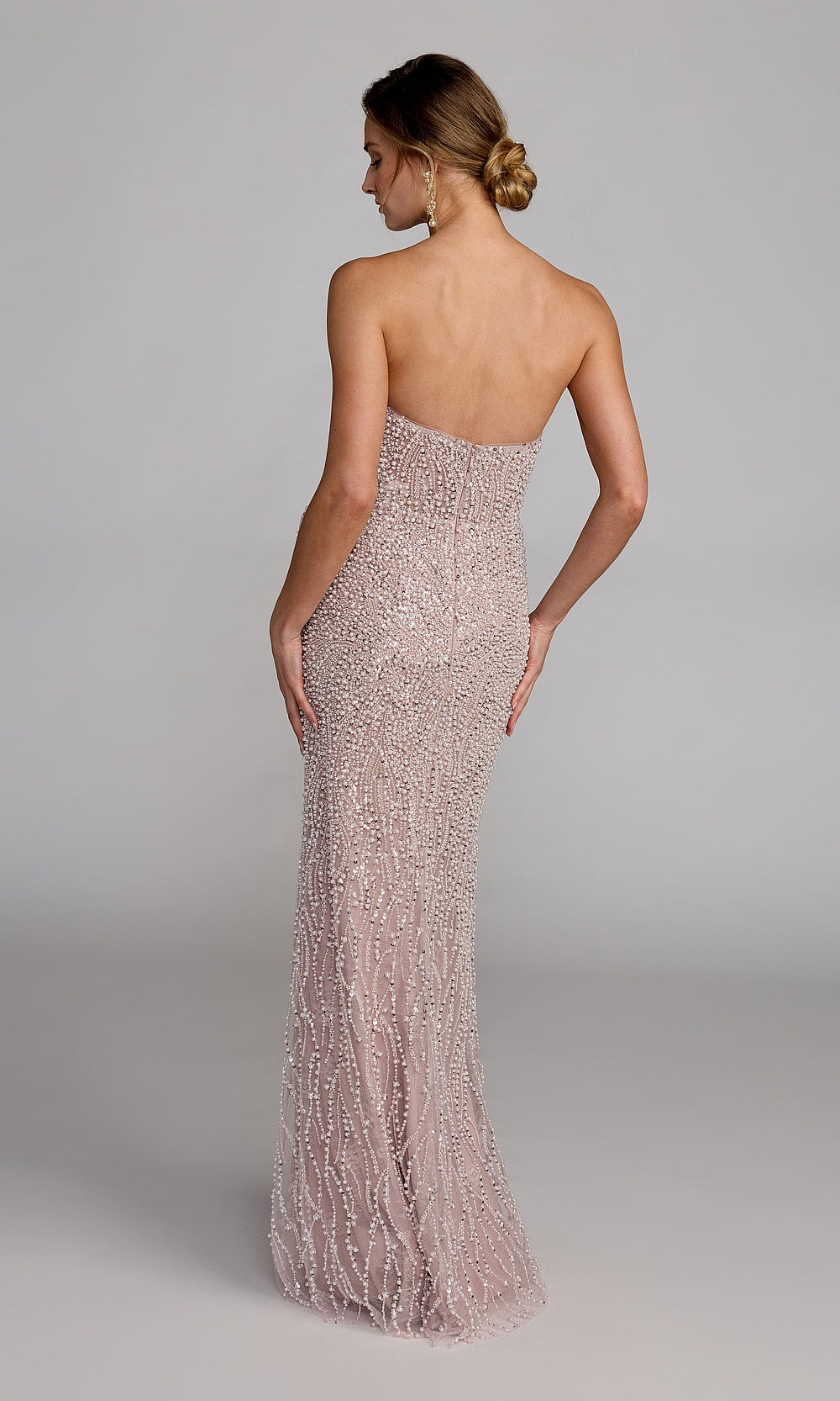 Mac Duggal 21275 Evening Dress - Mocha - BK