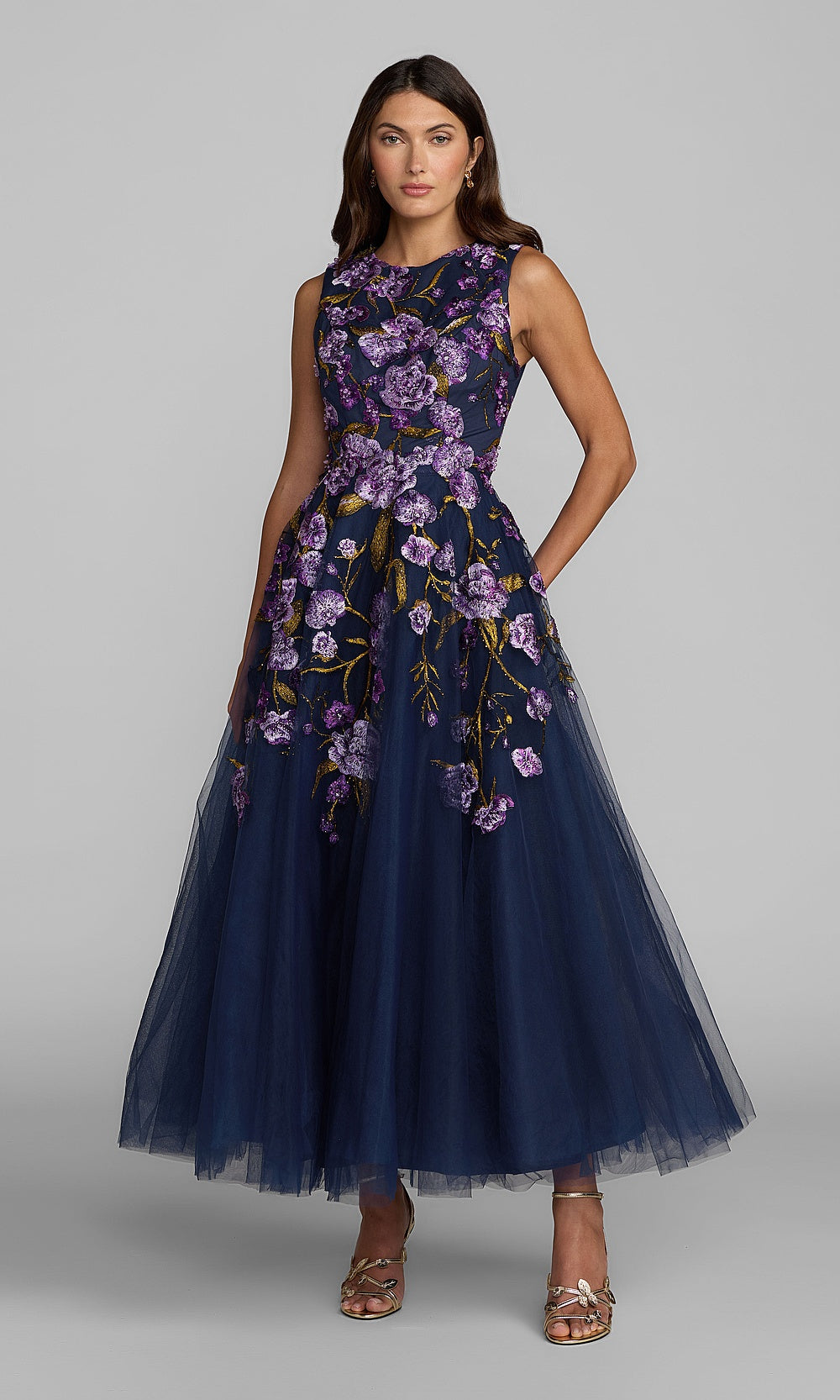 Mac Duggal 21358 Cocktail Dress - Midnight Multi - AB