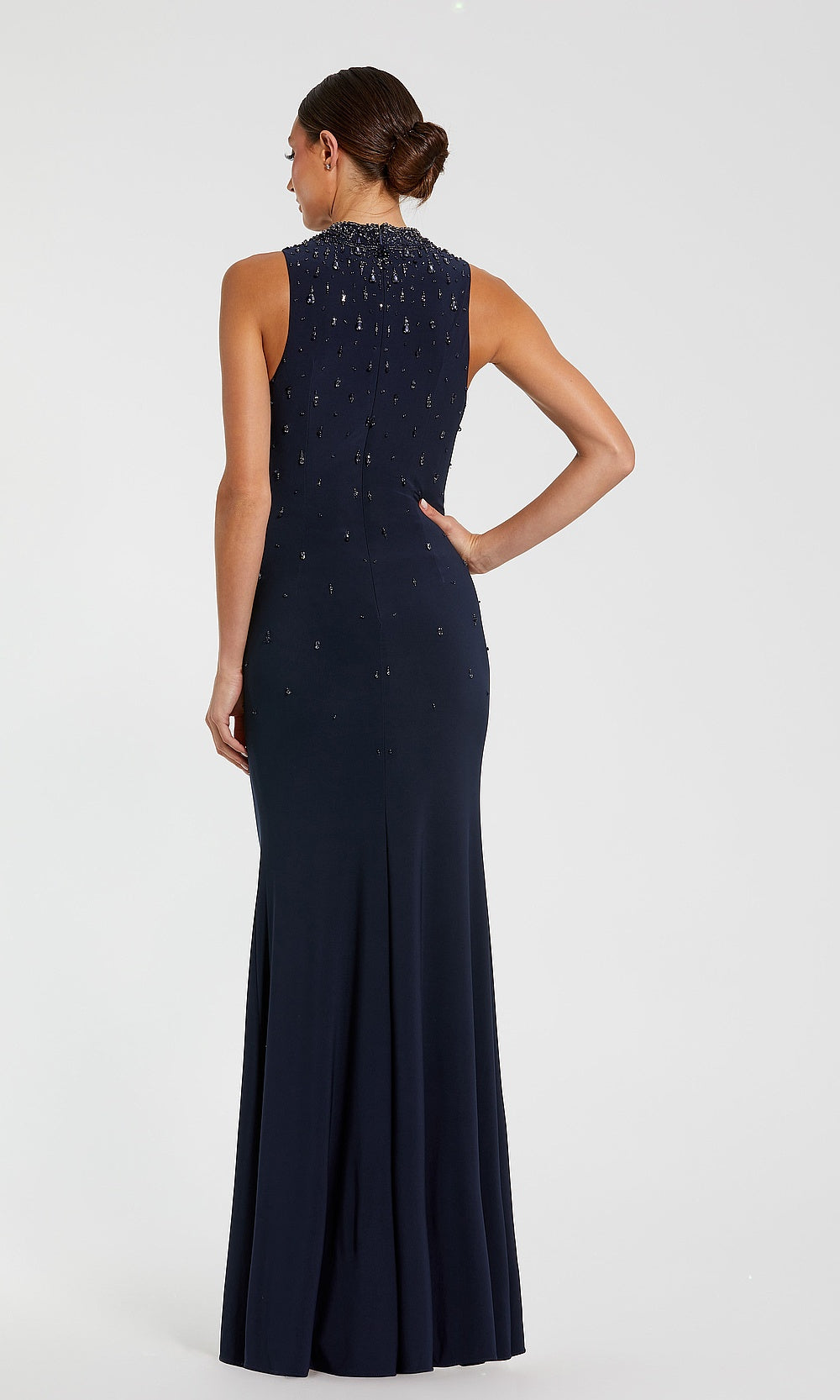 Mac Duggal 2260 Evening Dress - Navy - BK