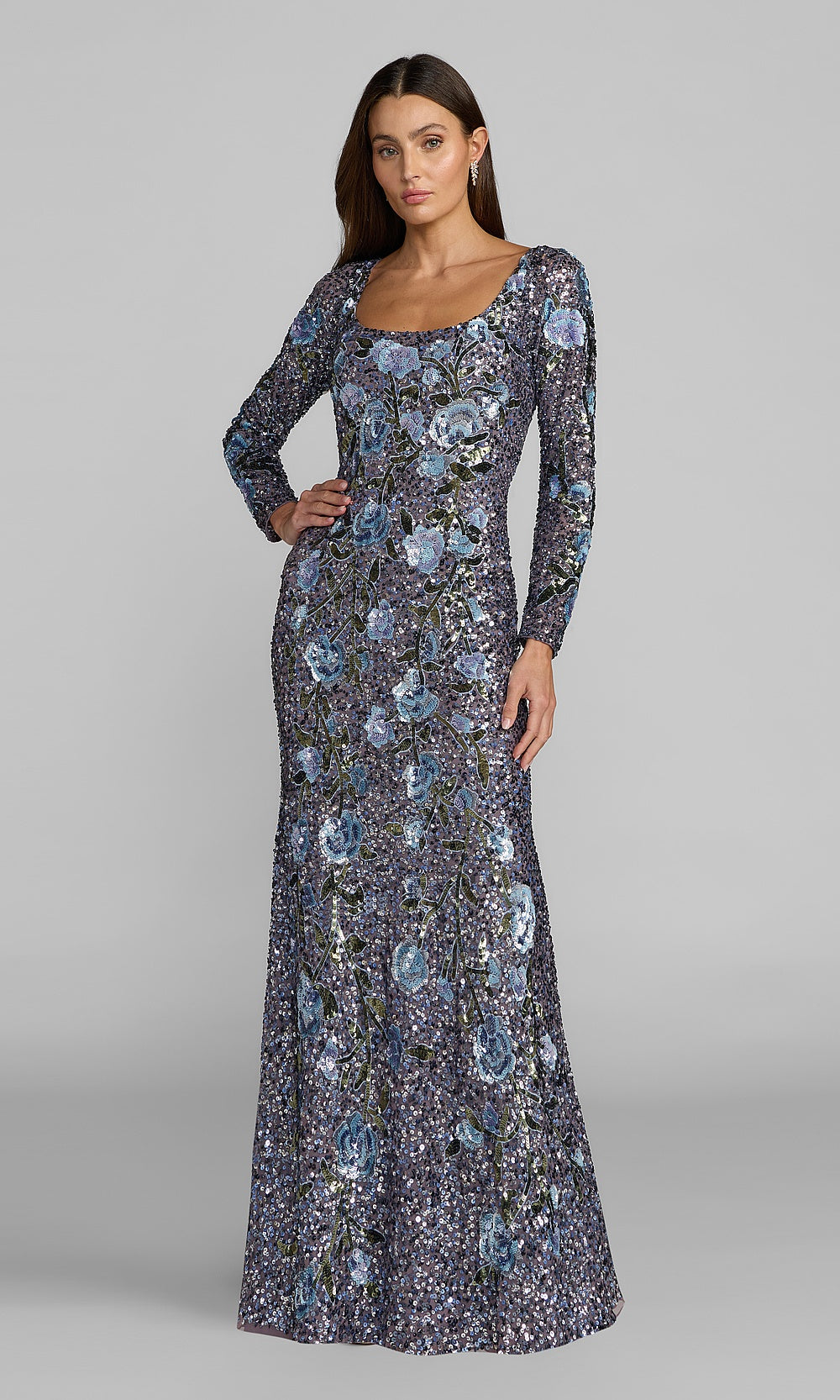 Mac Duggal 23103 Evening Dress - Hydrangeamulti - AB