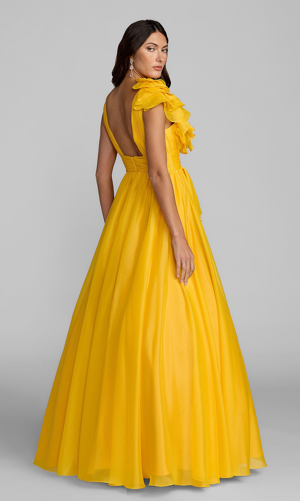 Mac Duggal 48856 Evening Dress - Marigold - BK