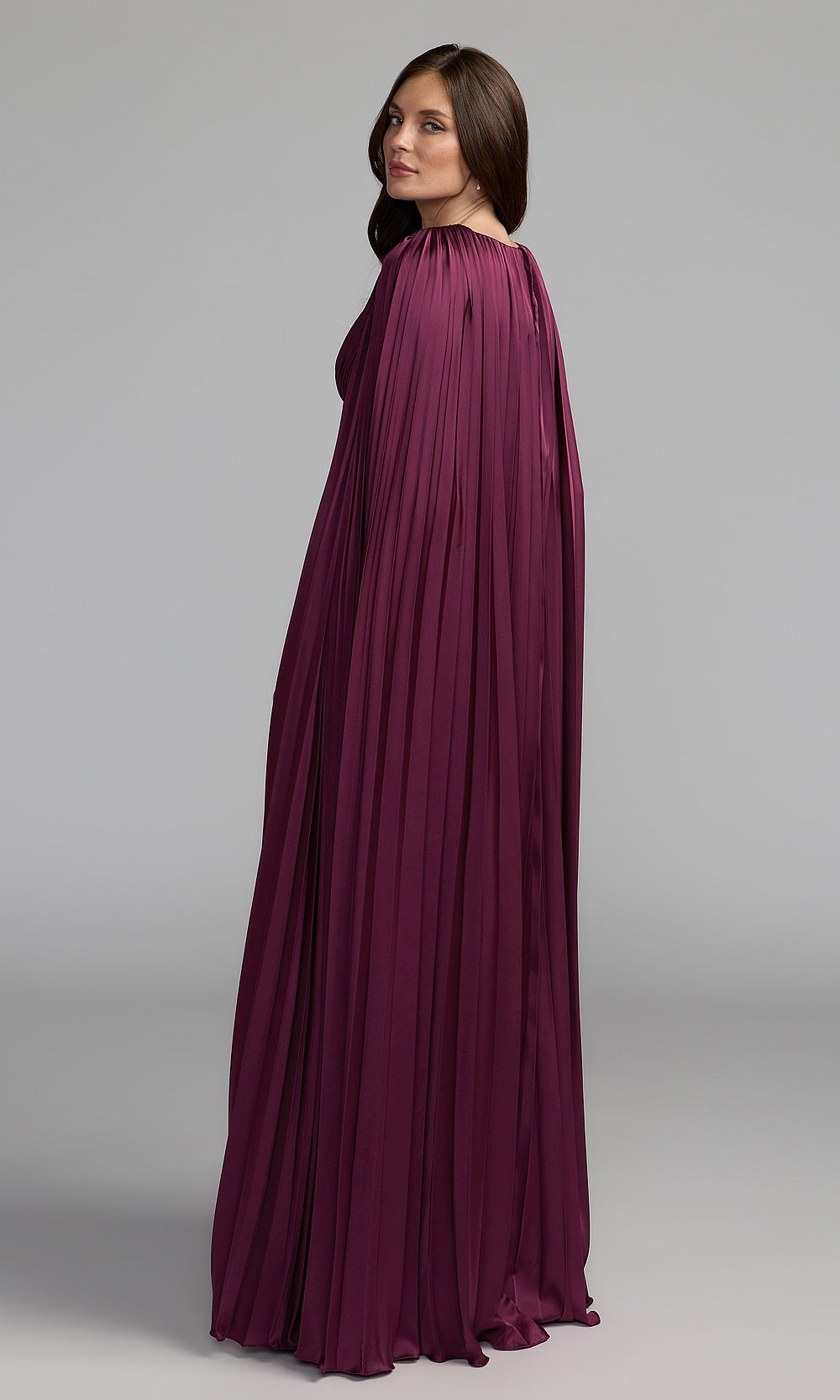 Mac Duggal 49872 Evening Dress - Plum - BK