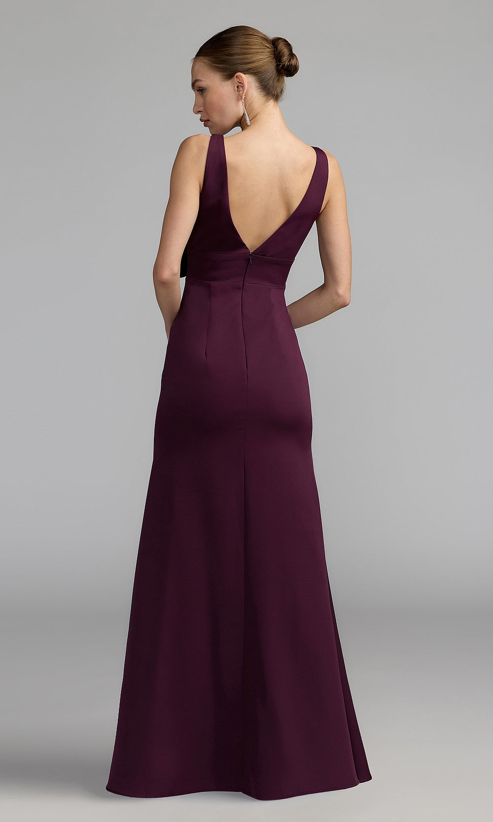 Mac Duggal 50087 Evening Dress - Plum - BK