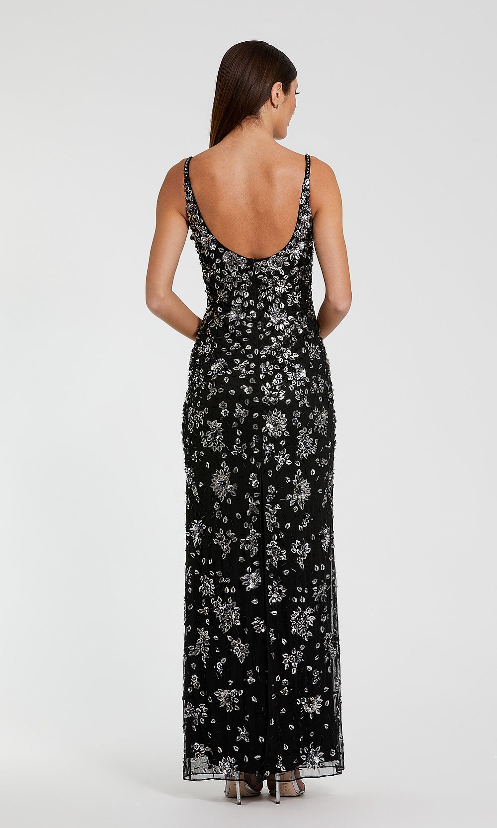 Mac Duggal 5477 Evening Dress - Blacksilver - BK
