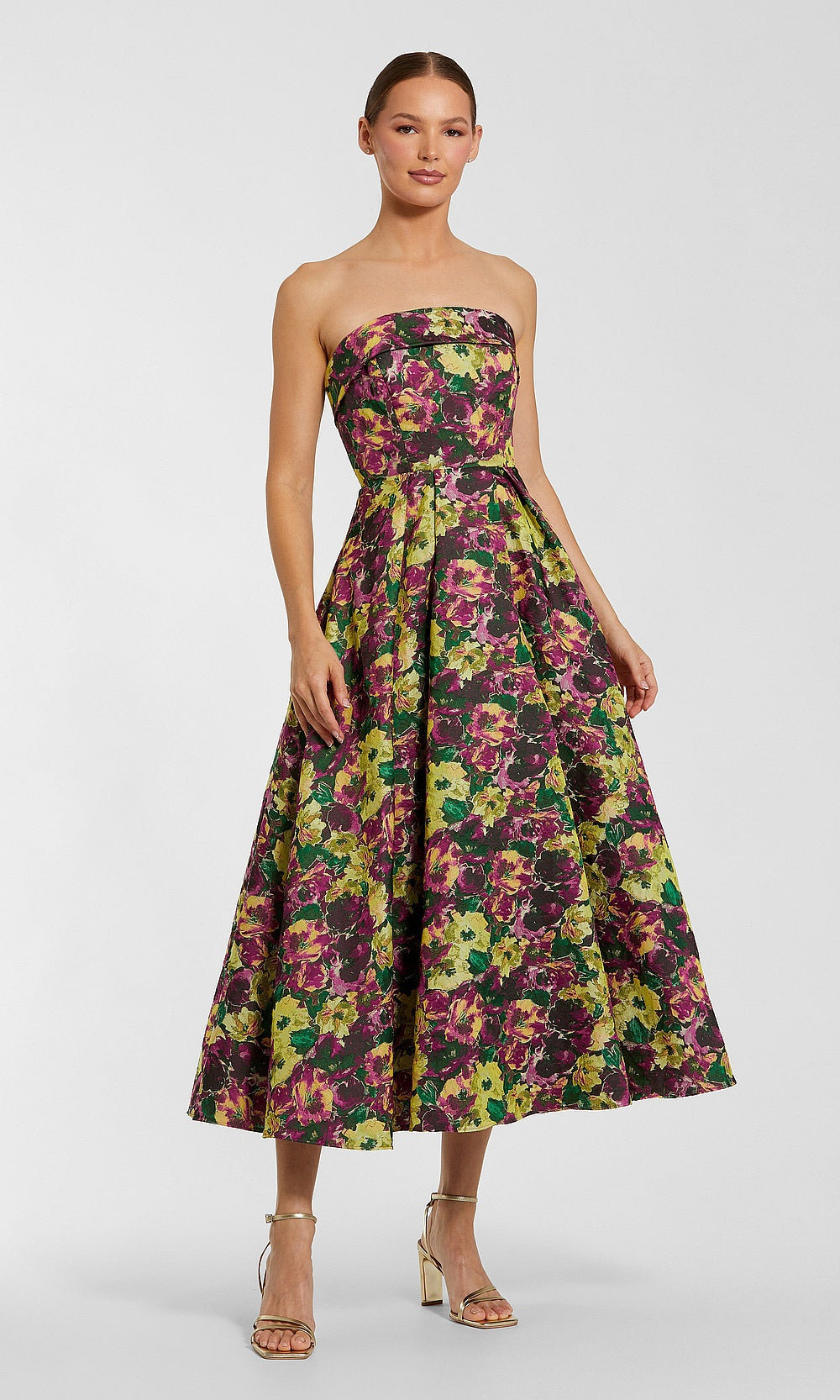 Mac Duggal 56165 Cocktail Dress - Plum Multi - AB
