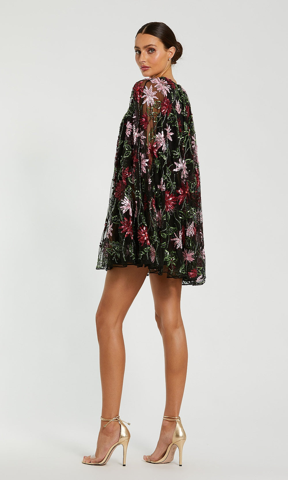 Mac Duggal 6123 Cocktail Dress - Black Multi - BK