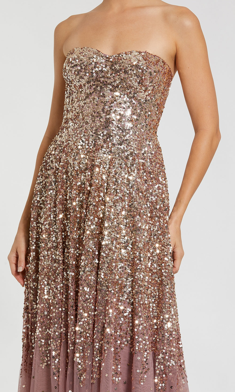 Mac Duggal 6144 Evening Dress - Goldamethyst - CL
