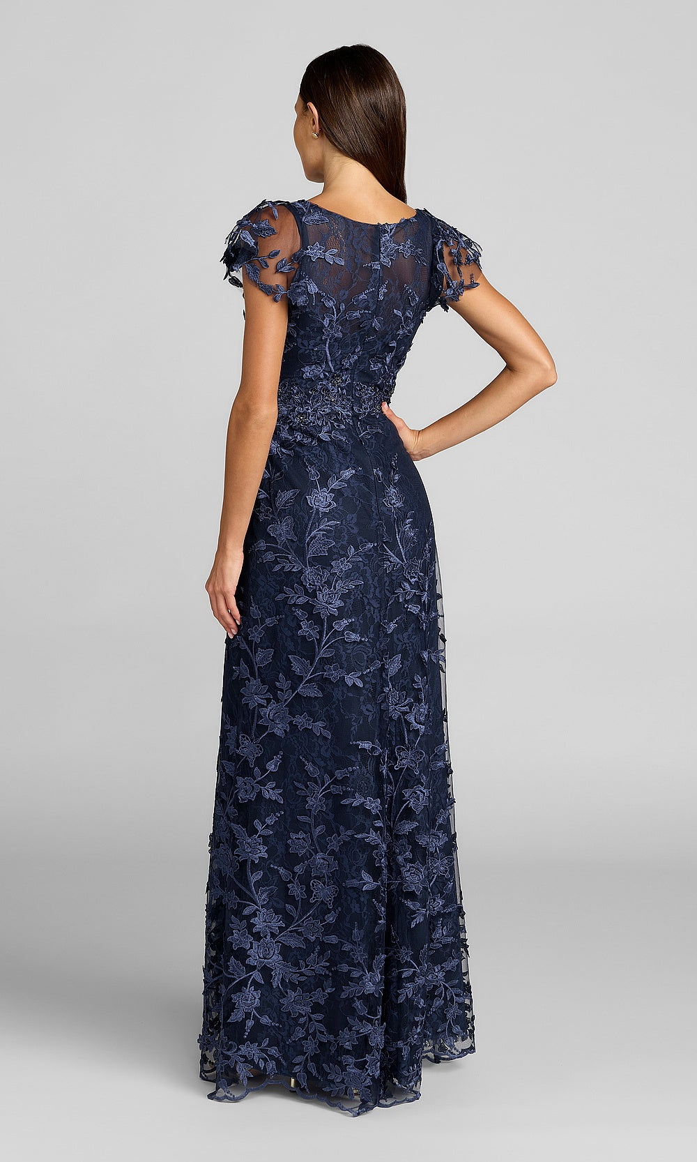 Mac Duggal 68192 Evening Dress - Midnight - BK