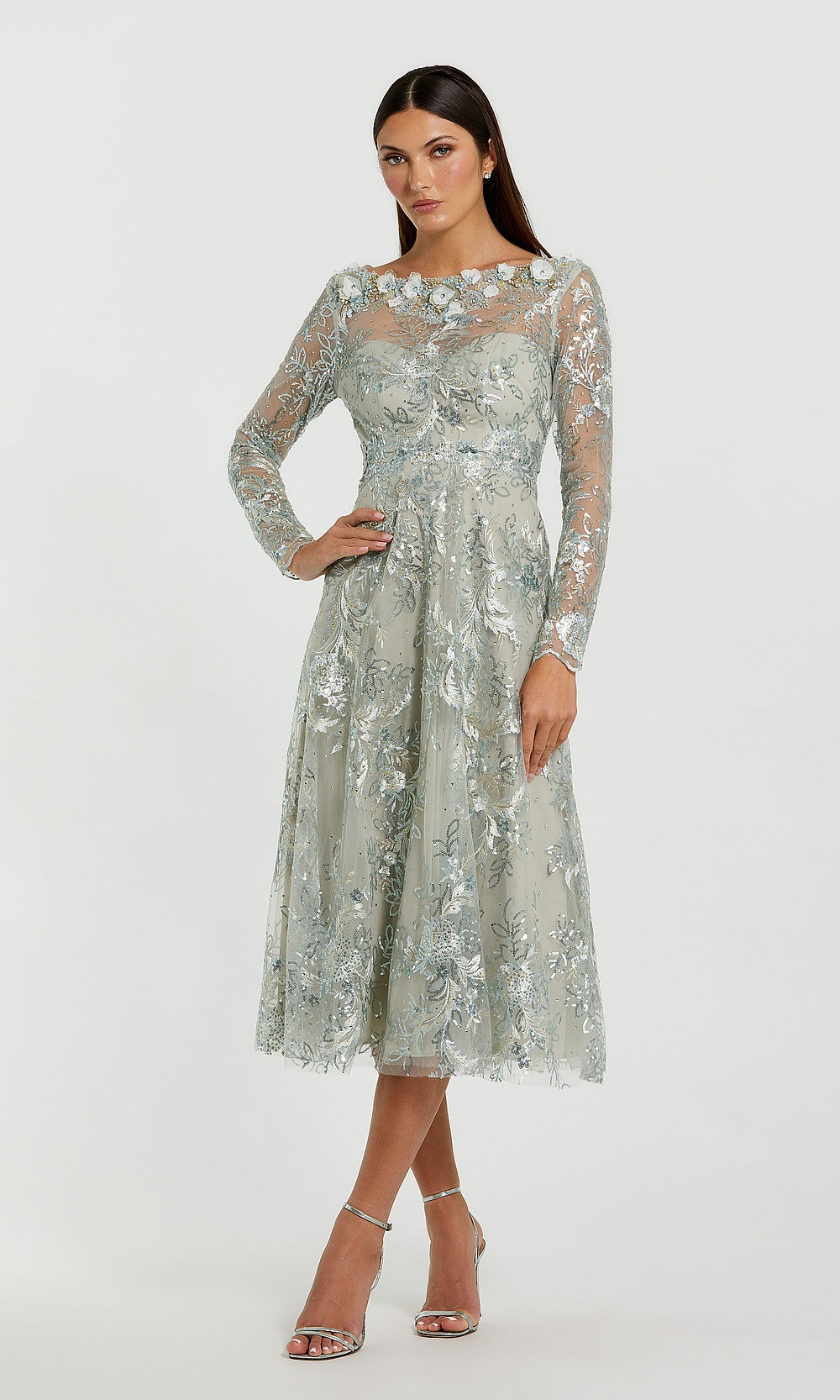 Mac Duggal 68898 Cocktail Dress - Mist - AB