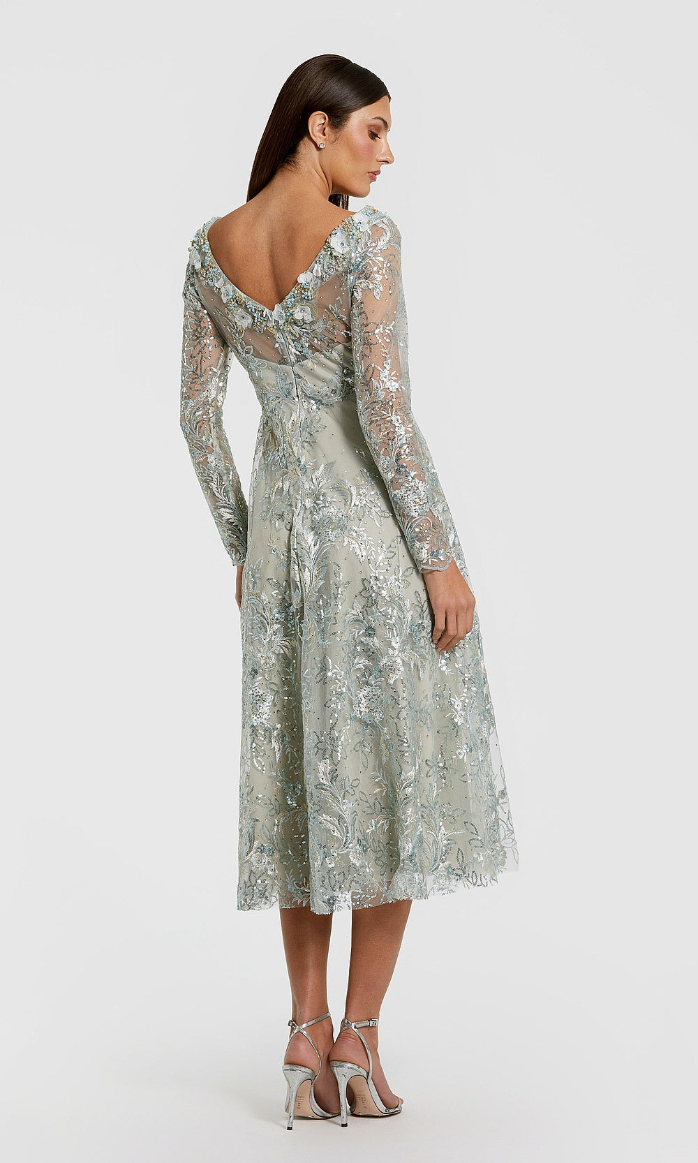 Mac Duggal 68898 Cocktail Dress - Mist - BK