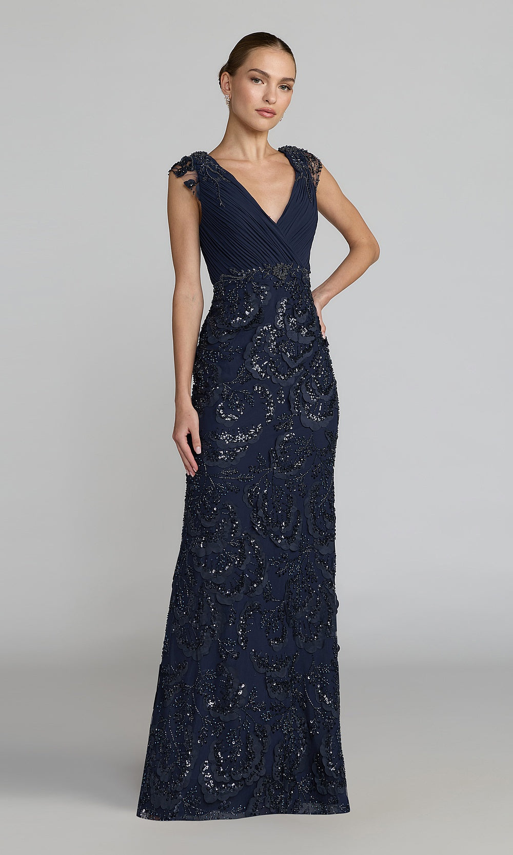 Mac Duggal 69022 Evening Dress - Midnight - AB