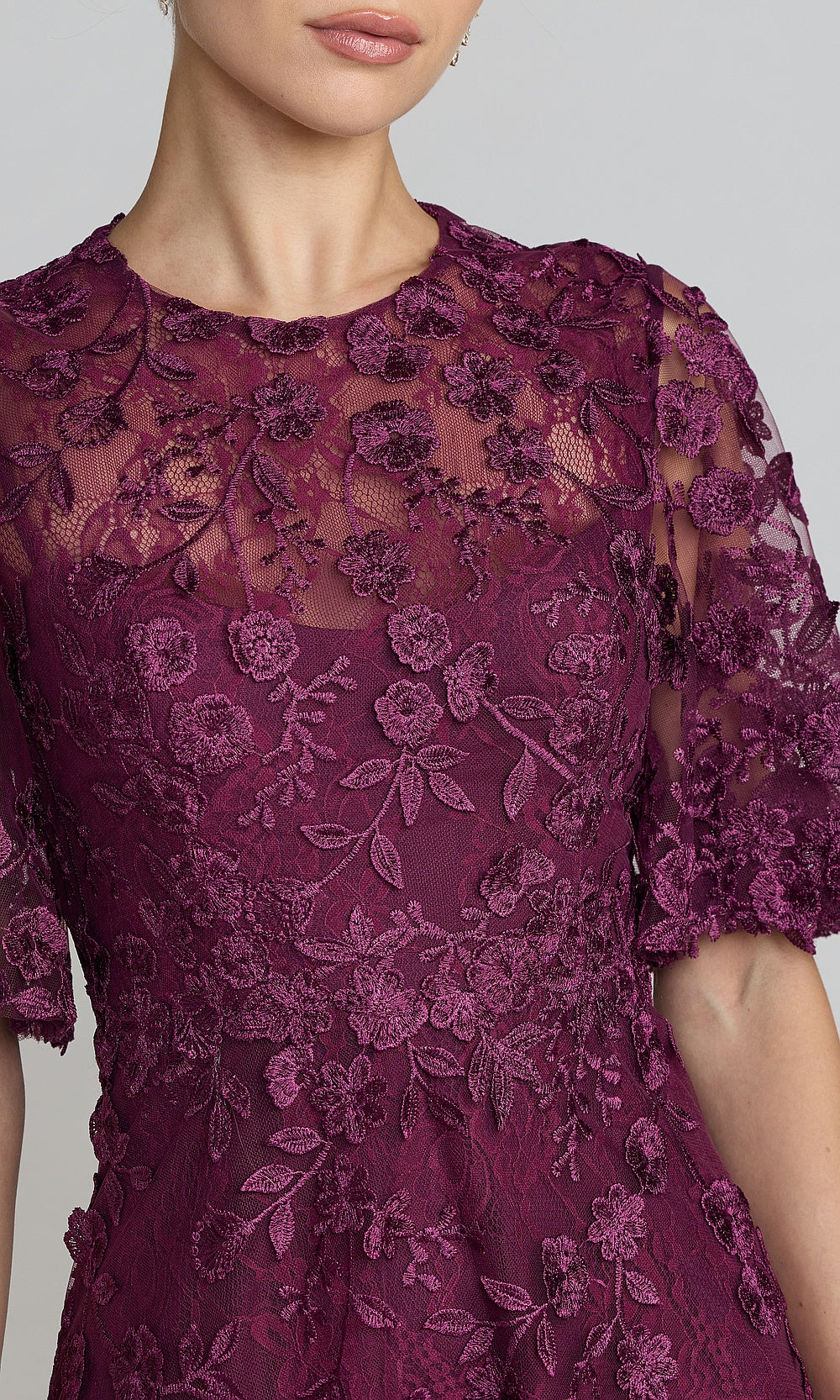 Mac Duggal 69036 Cocktail Dress - Aubergine - CL