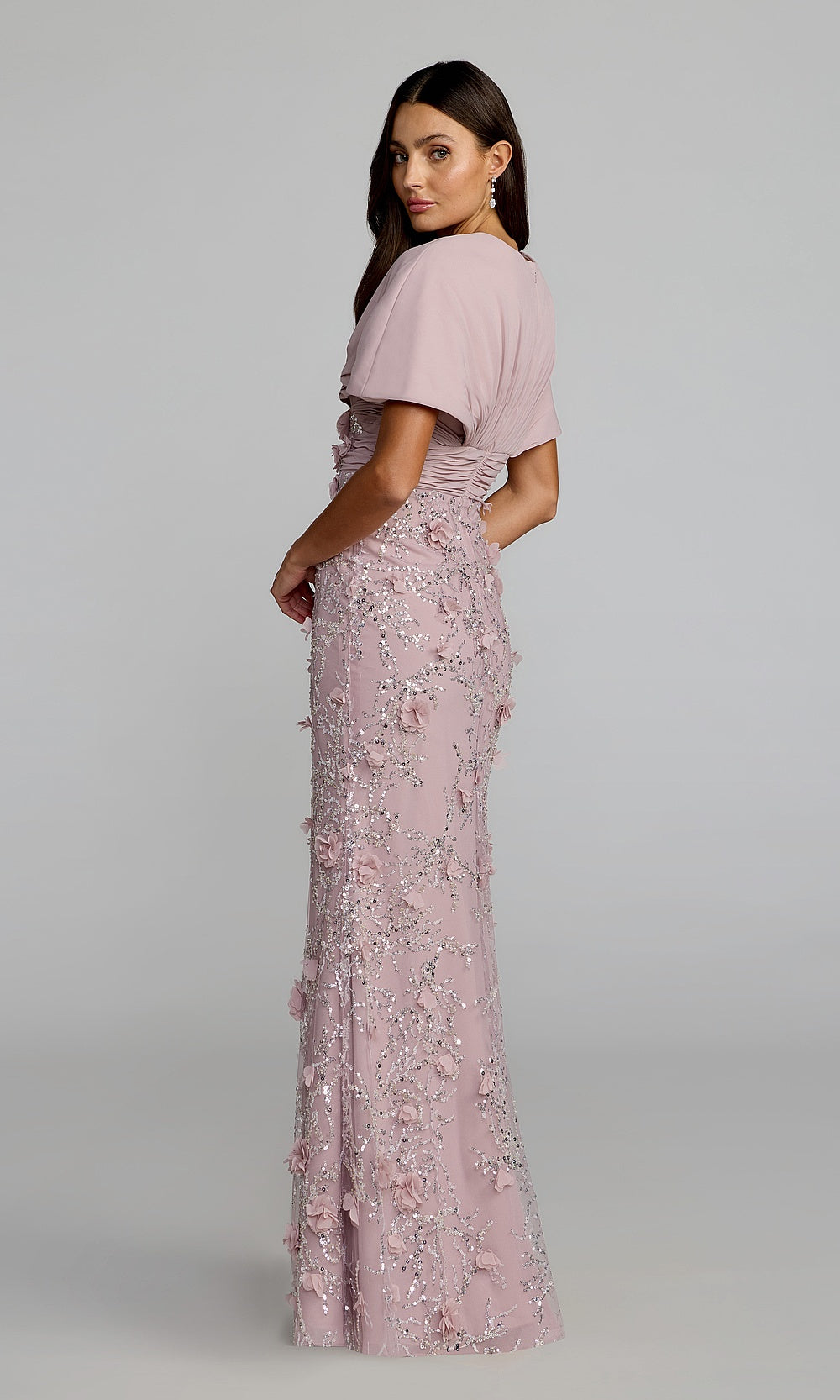 Mac Duggal 69125 Evening Dress - Rose - BK