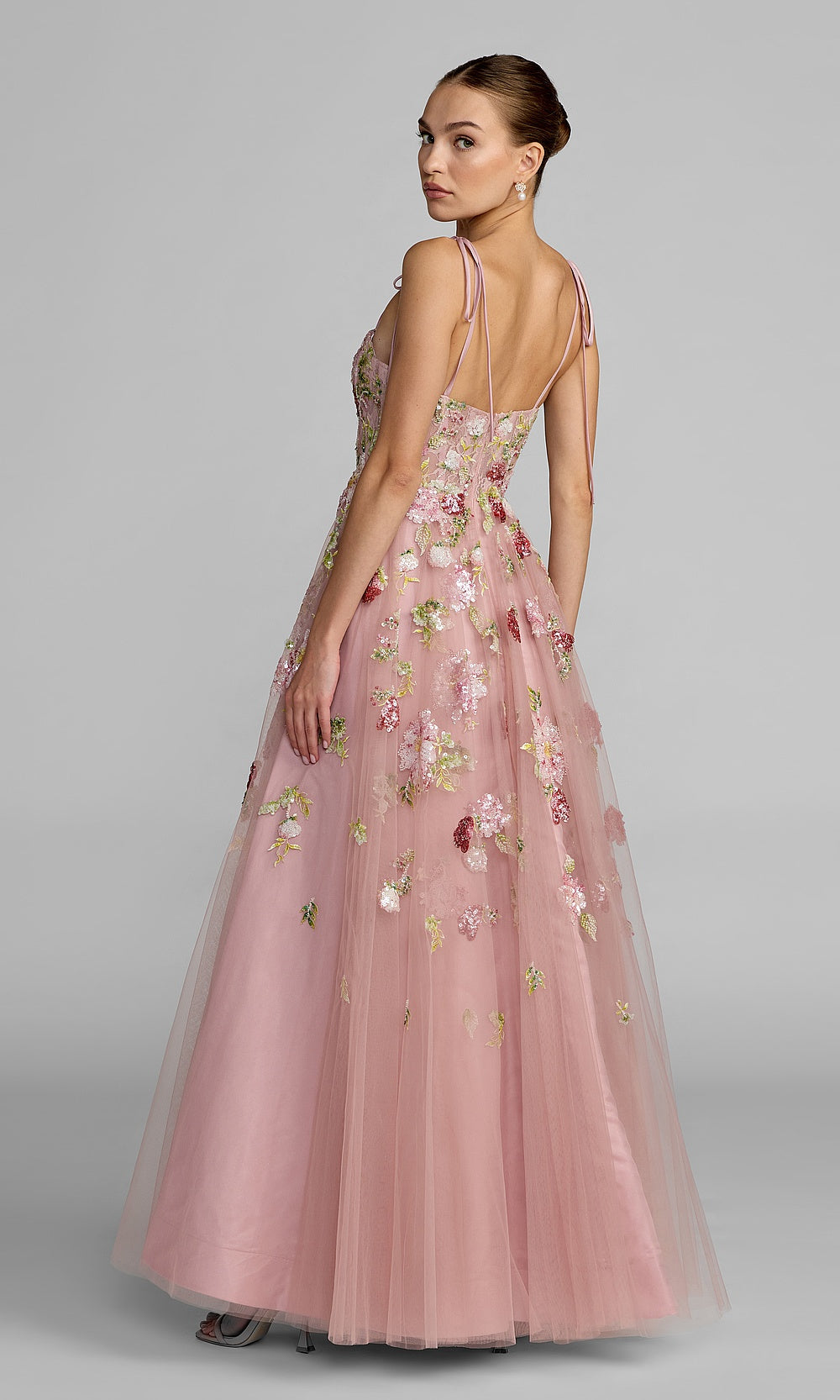 Mac Duggal 69143 Evening Dress - Mocha - BK