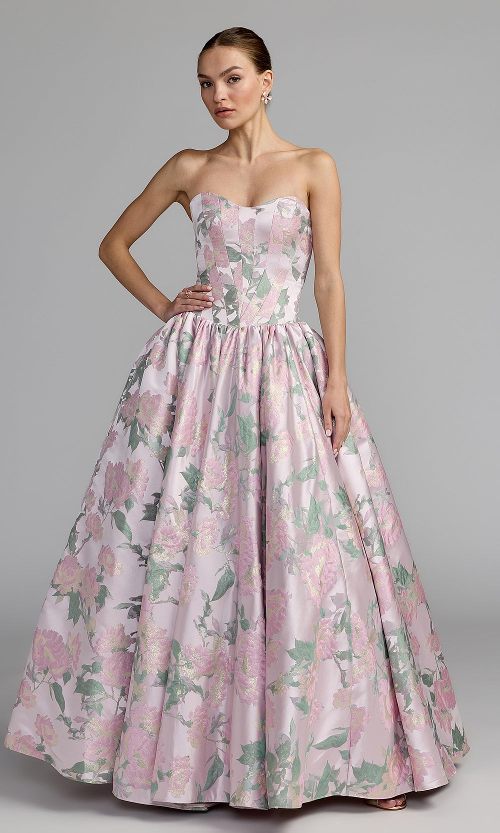 Mac Duggal 69162 Evening Dress - Pinkmulti - AB
