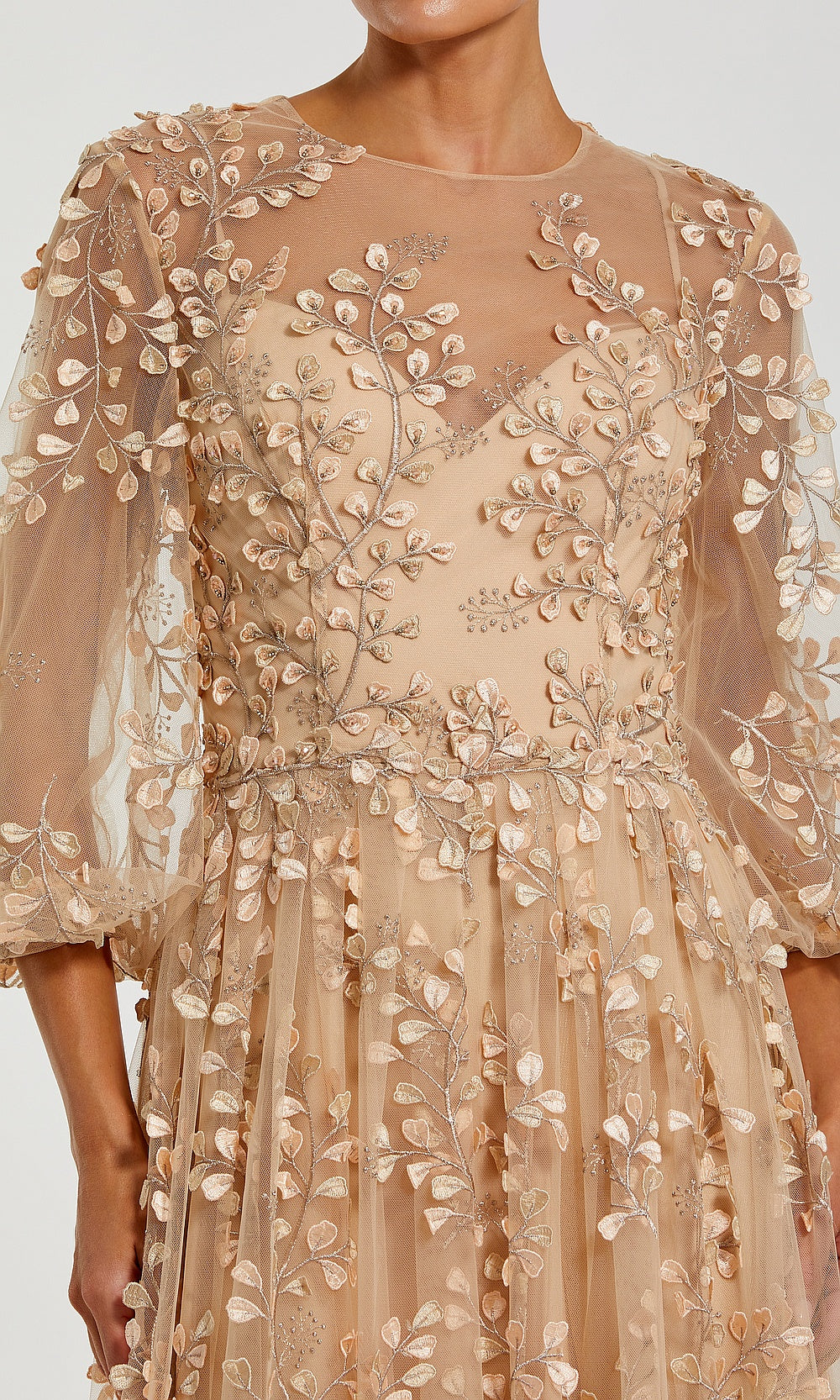 Mac Duggal 79399 Evening Dress - Champagne - CL