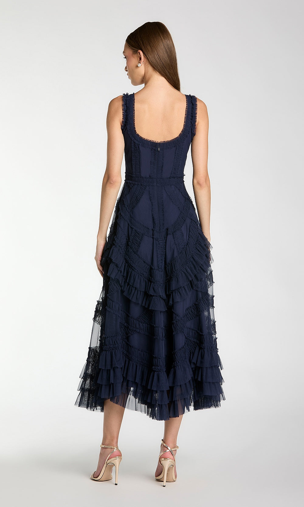 Mac Duggal 8250 Cocktail Dress - Midnight - BK