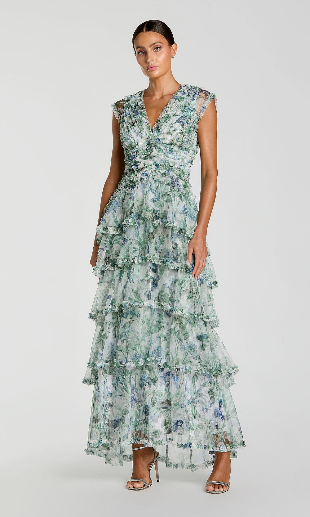 Mac Duggal 8423 Evening Dress - Bluemulti - AB