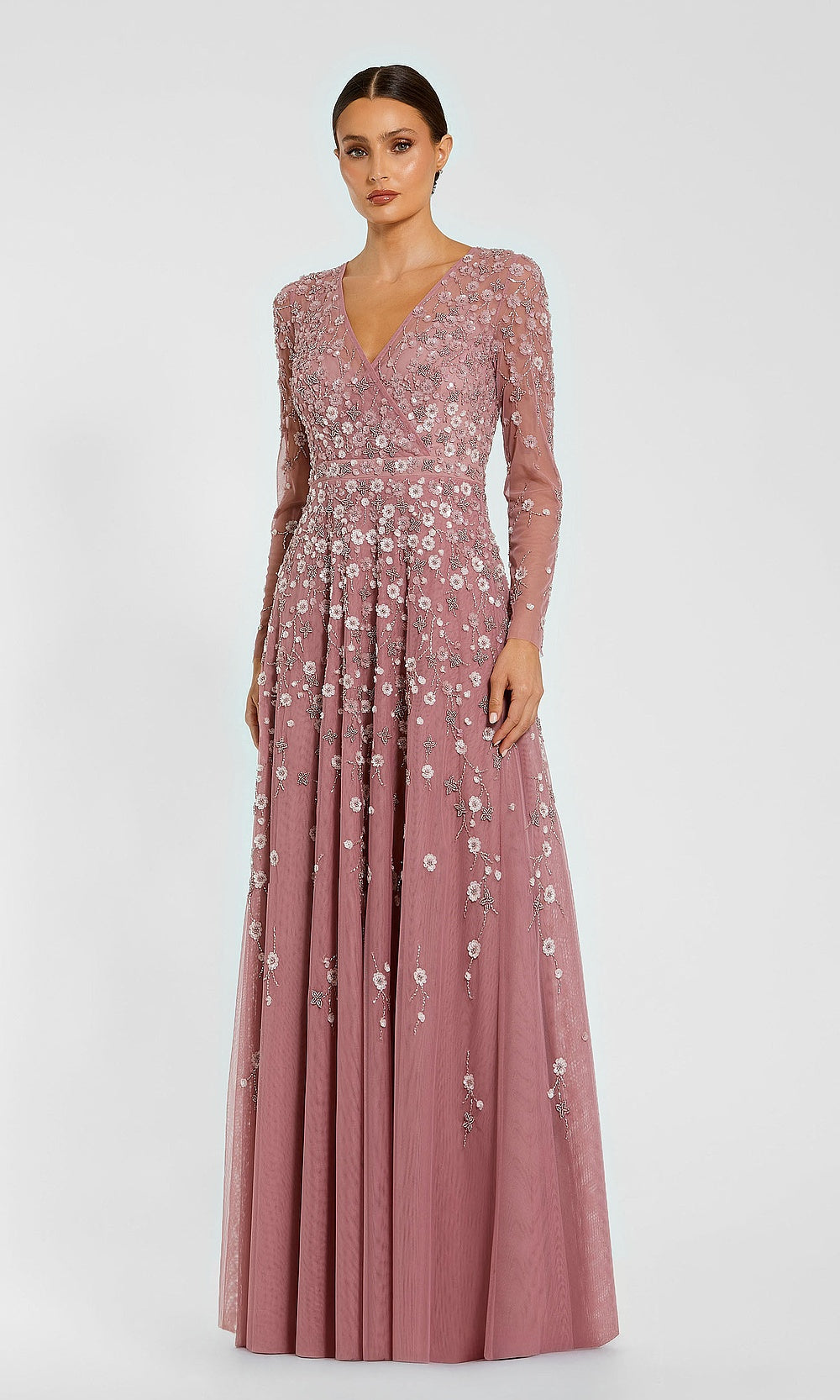Mac Duggal 9131 Evening Dress - Berry - AB