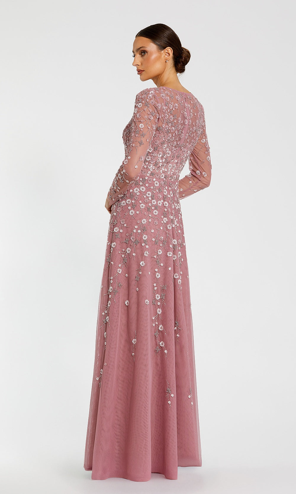 Mac Duggal 9131 Evening Dress - Berry - BK