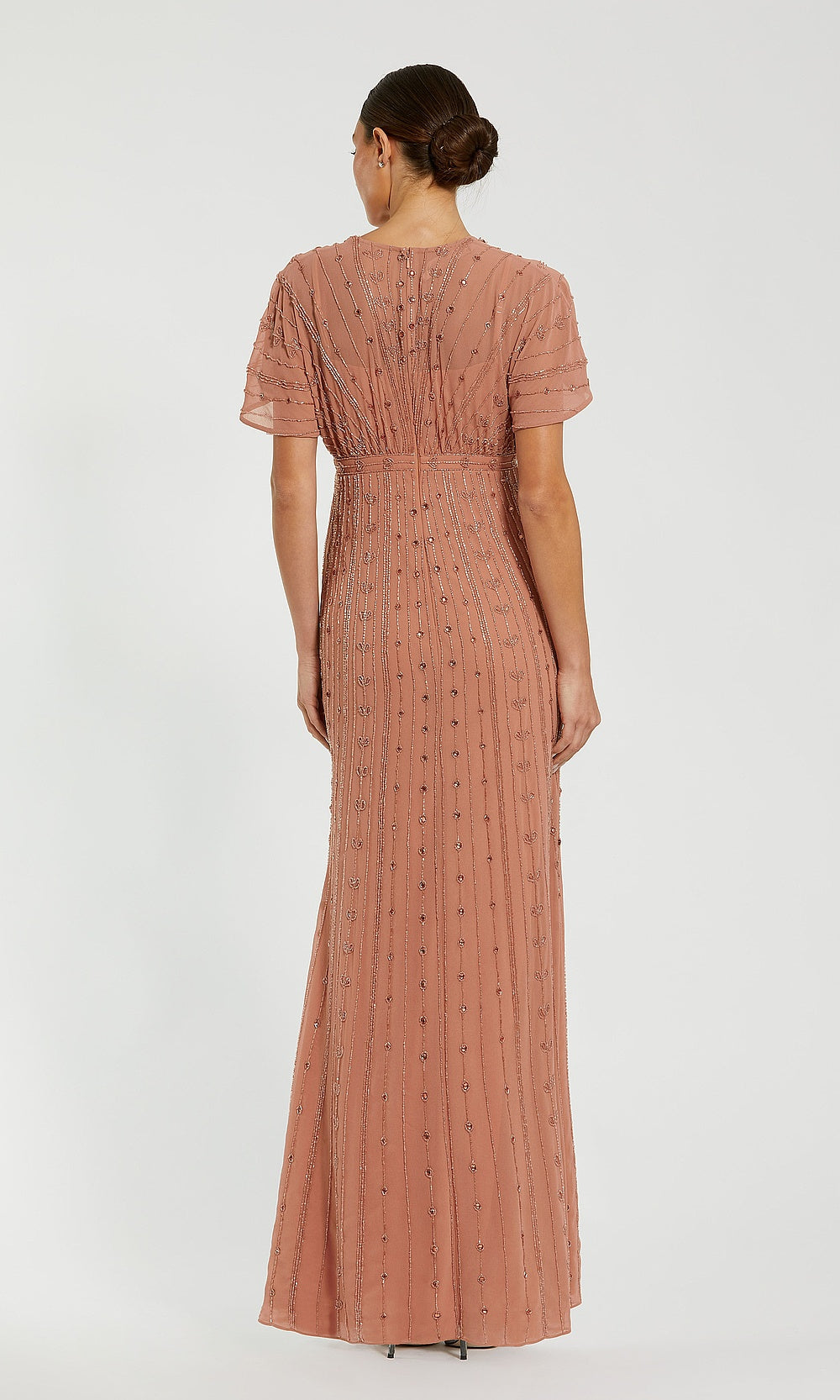 Mac Duggal 94149 Evening Dress - Cinnamon - BK