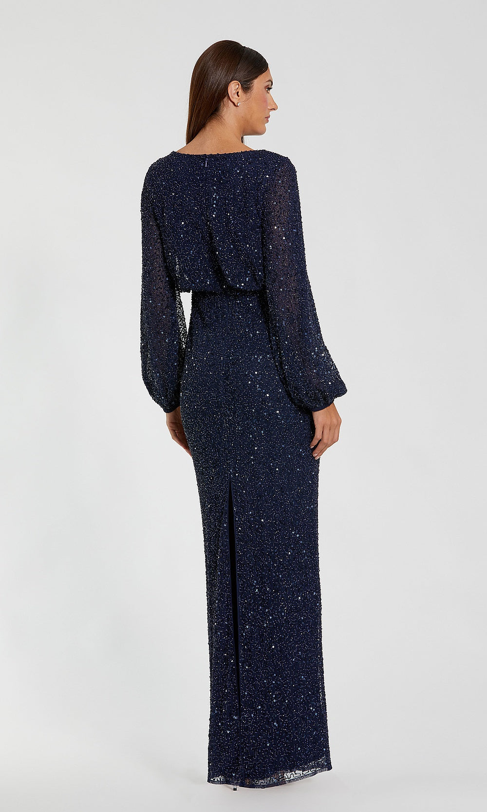 Mac Duggal 94203 Evening Dress - Navy - BK