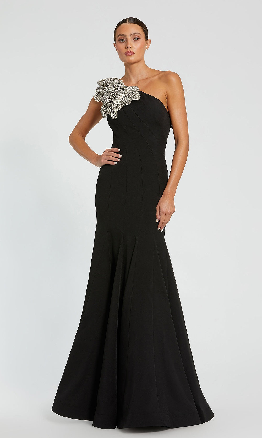 Mac Duggal 9911810 Petite Dress Black - AB