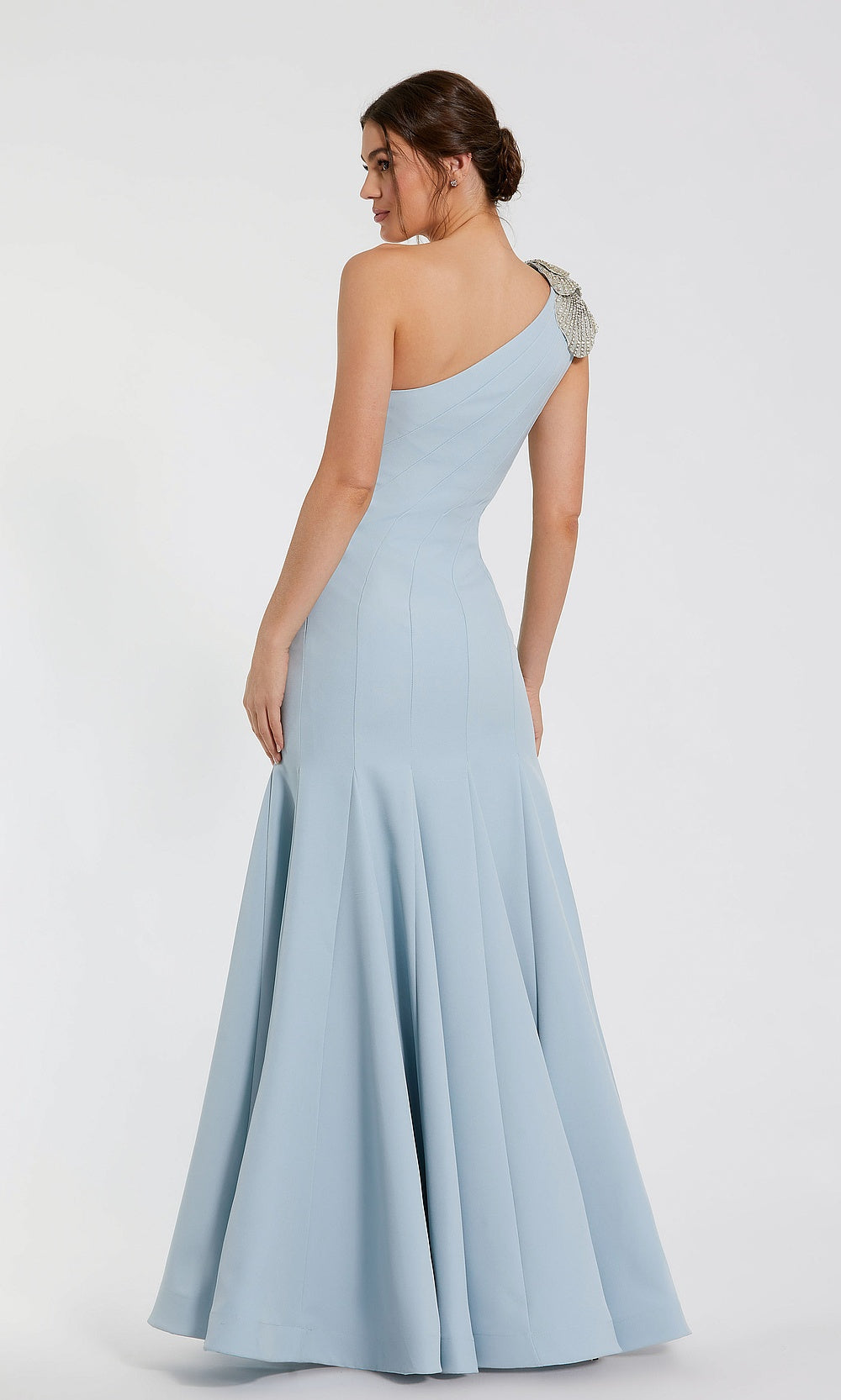 Mac Duggal 9911810 Petite Dress Powderblue - BK