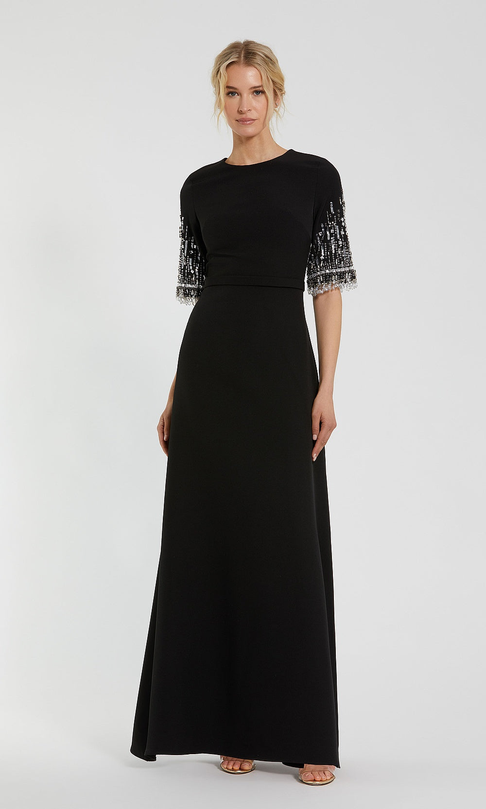 Mac Duggal 992270 Petite Dress Black - AB
