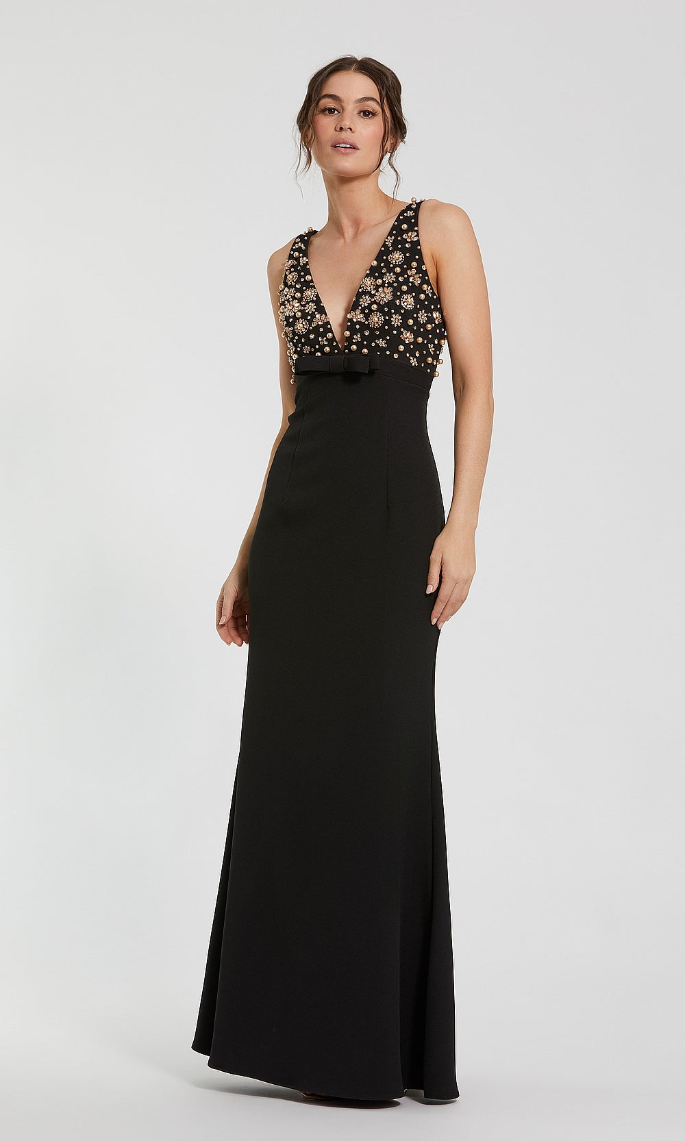 Mac Duggal 992278 Petite Dress Black - AB