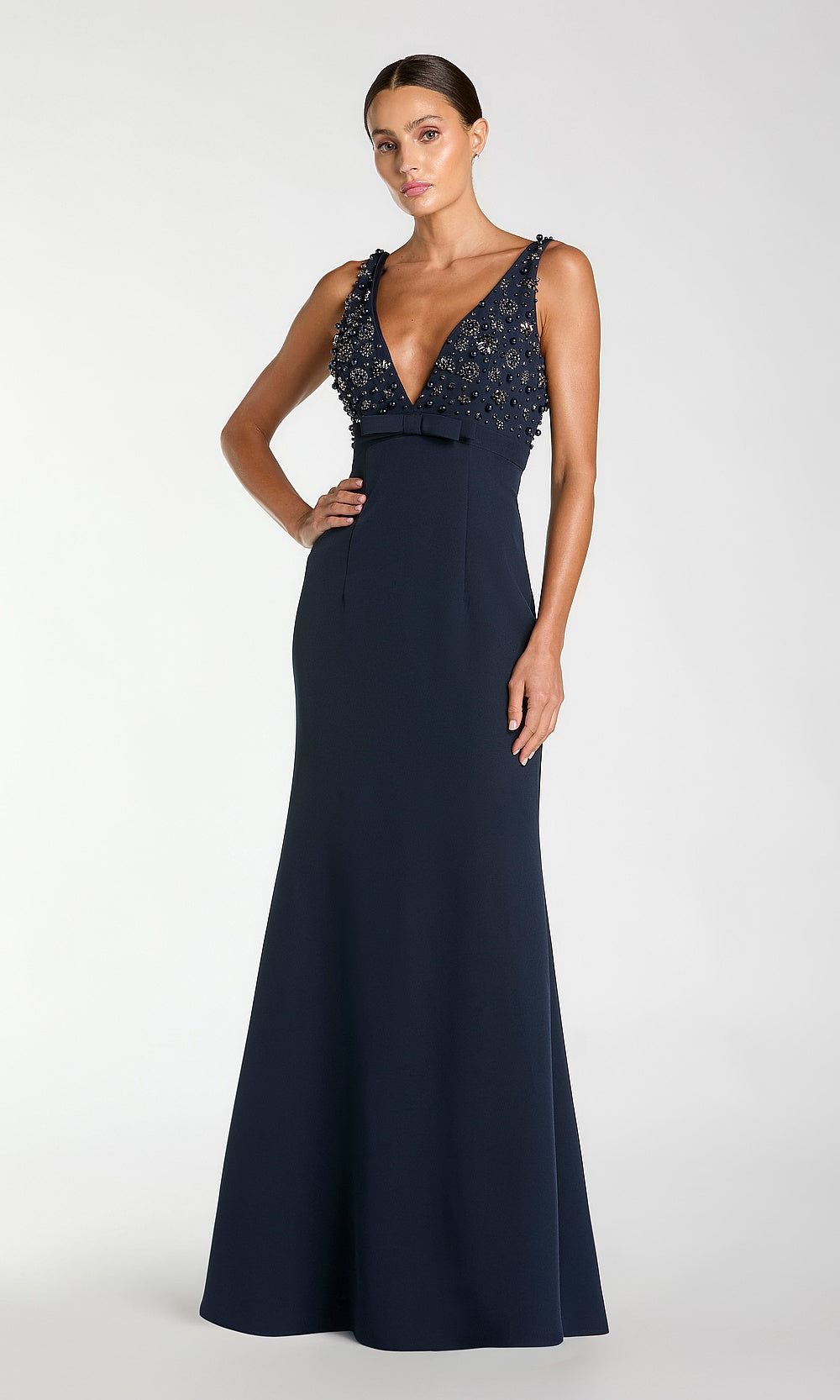 Mac Duggal 992278 Petite Dress Midnight - AB