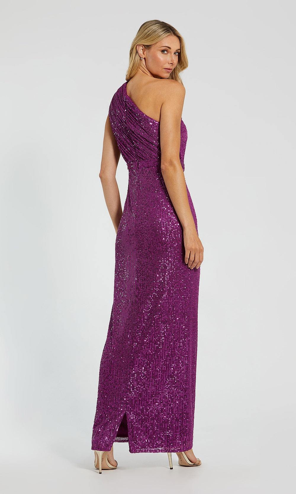 Mac Duggal 9926694 Petite Dress Purple - BK