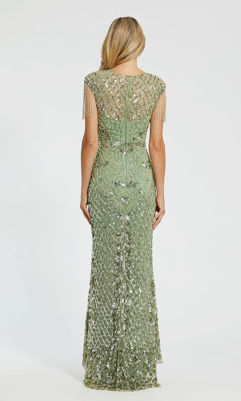 Mac Duggal 994908 Petite Dress Sage - BK