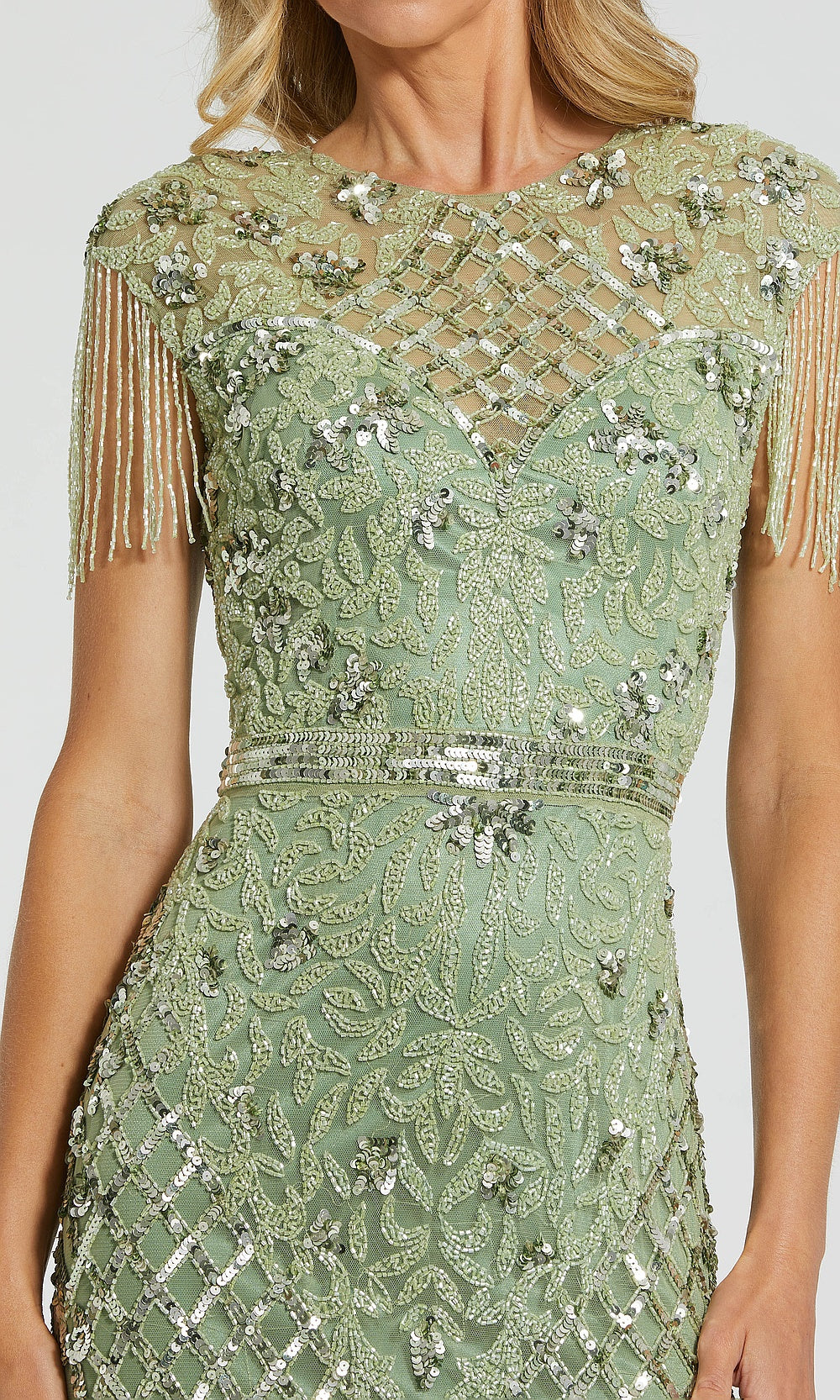 Mac Duggal 994908 Petite Dress Sage - CL