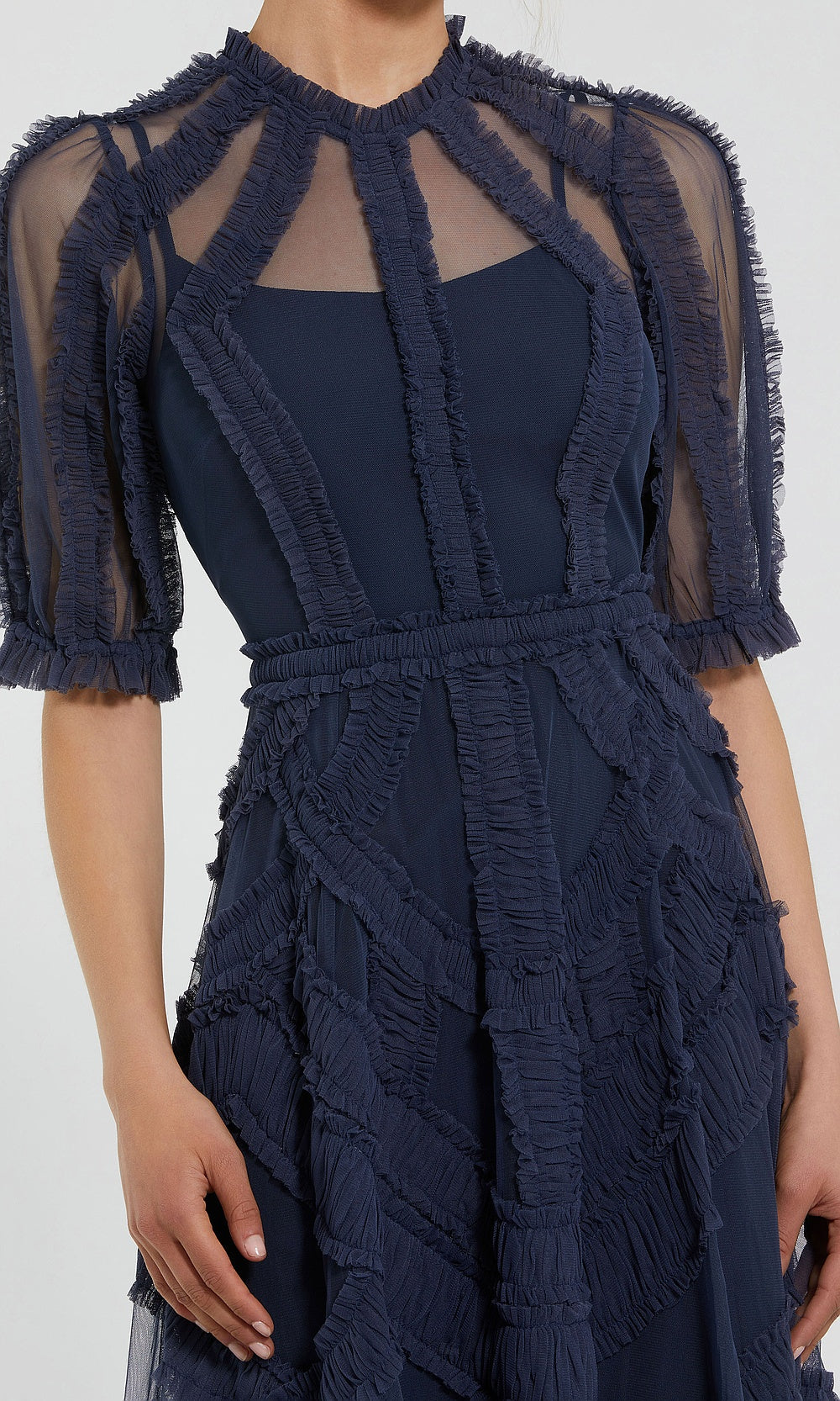 Mac Duggal 998058 Petite Dress Midnight - CL