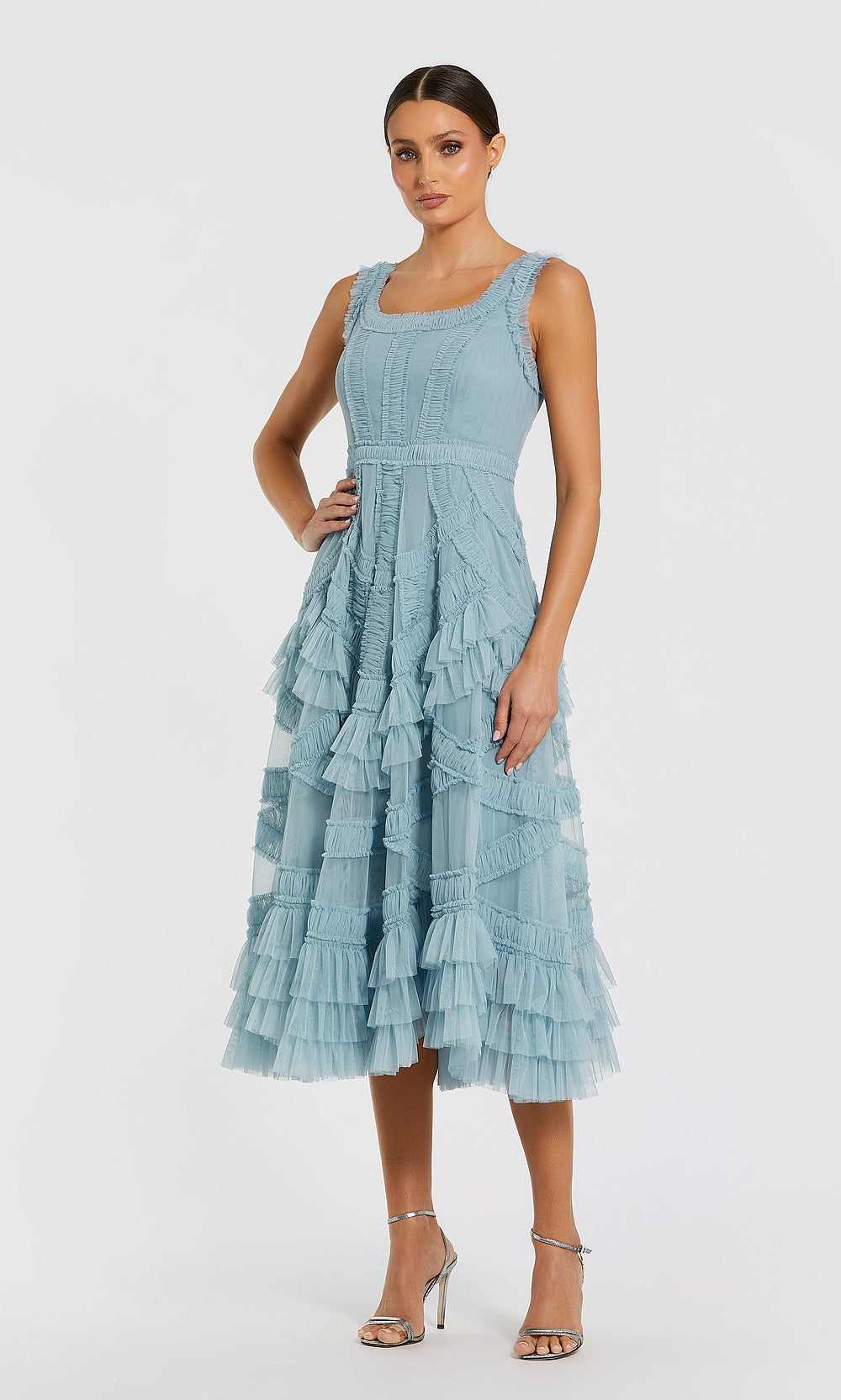 Mac Duggal 998250 Petite Dress Frenchblue - AB