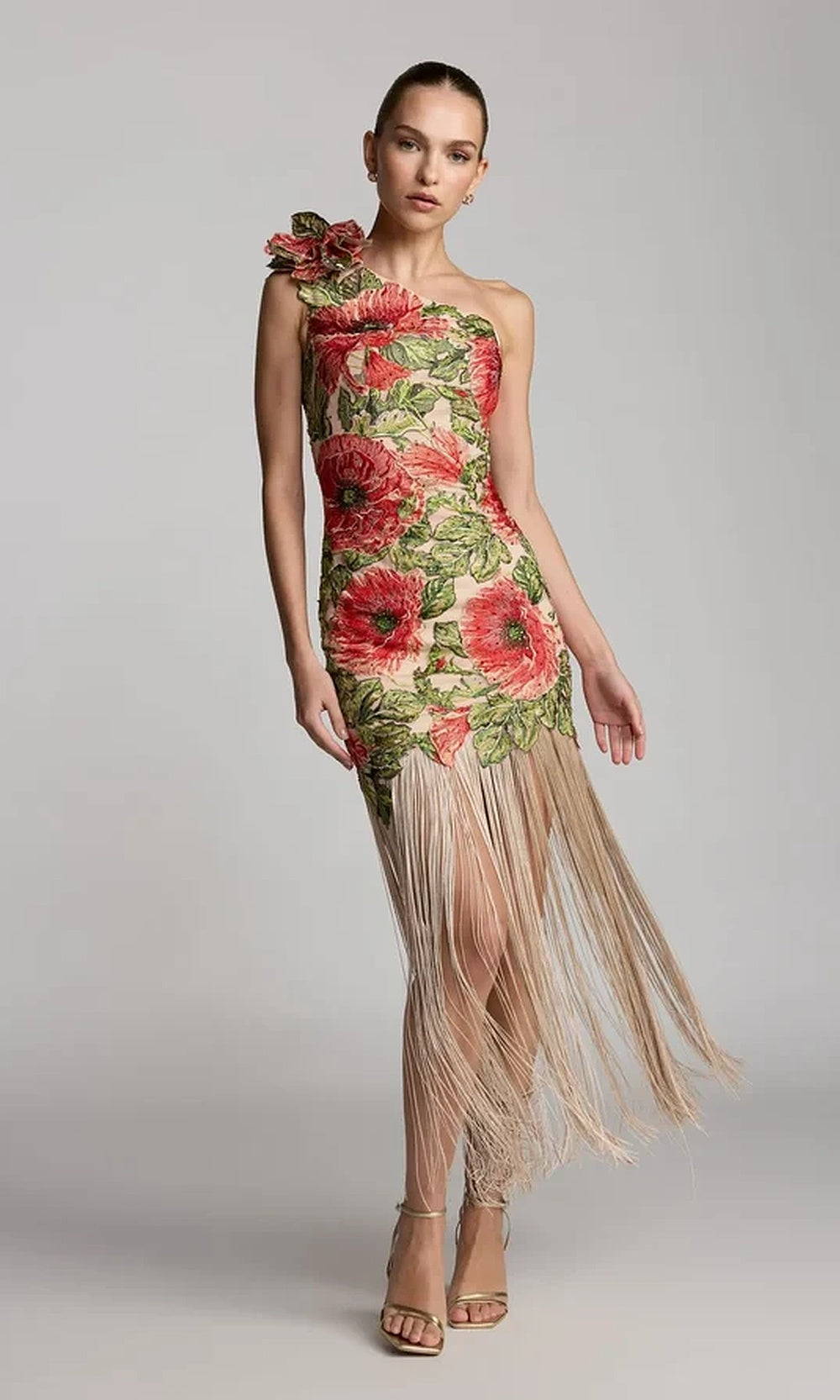 Mac Duggal 21303 Cocktail Dress - Nudemulti