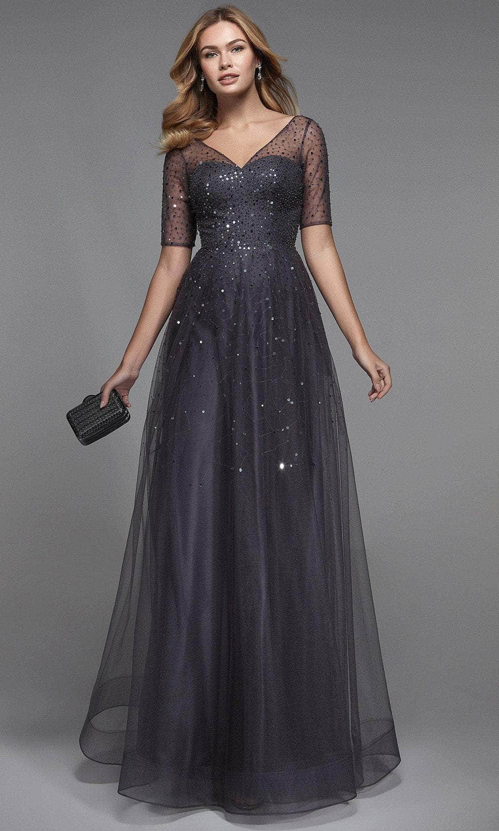 Alyce Paris 27481 In Charoal