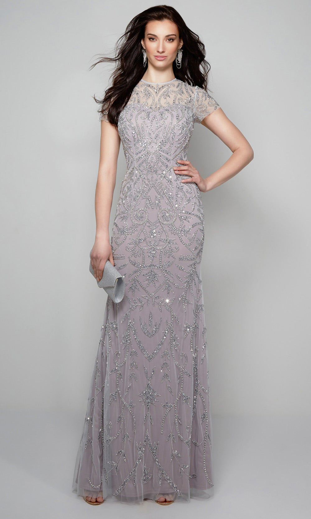 Alyce Paris 27607 In Silver Lilac