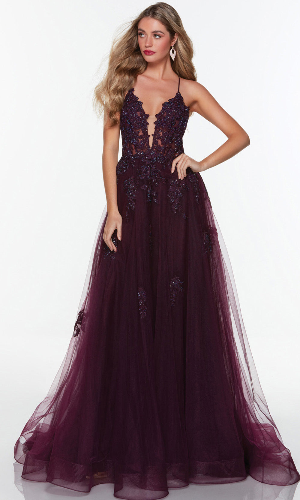 Alyce Paris 61263 In Black Plum