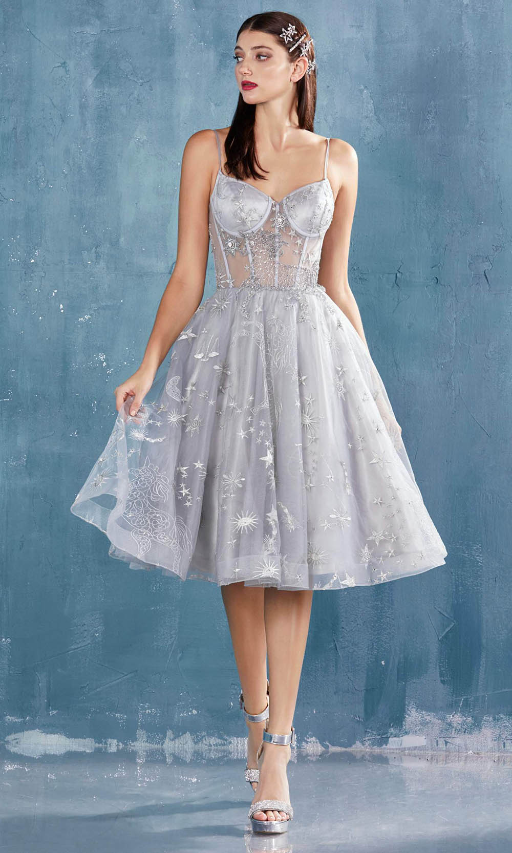 Andrea and Leo A0823 Silver