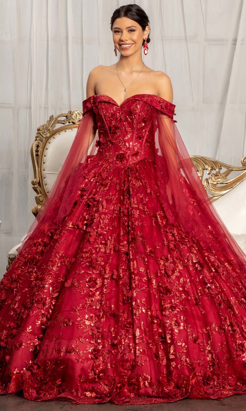 Elizabeth K GL1970 In Red