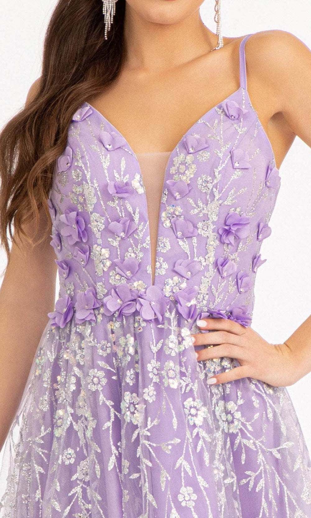 Elizabeth K GS1998 In Purplegrade 8 grad dresses, graduation dresses