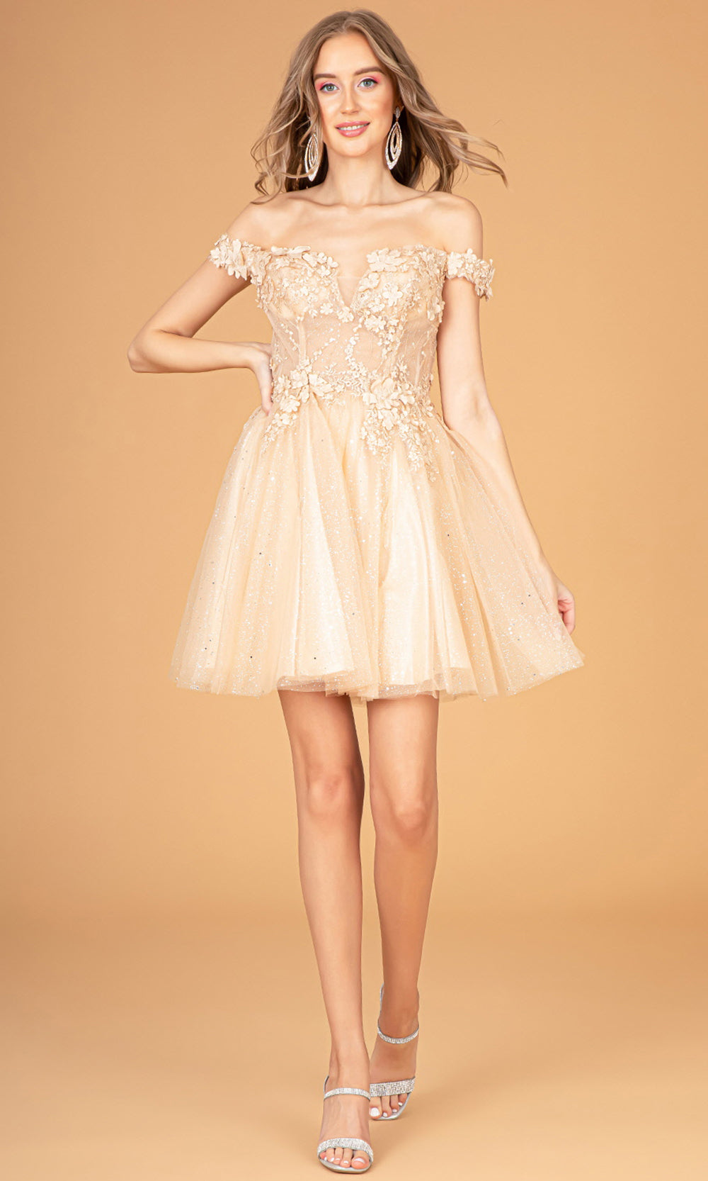 Elizabeth K GS3096 Champagnegrade 8 grad dresses, graduation dresses