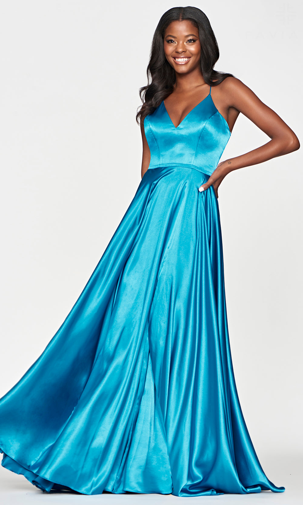 Faviana S10209 In Teal