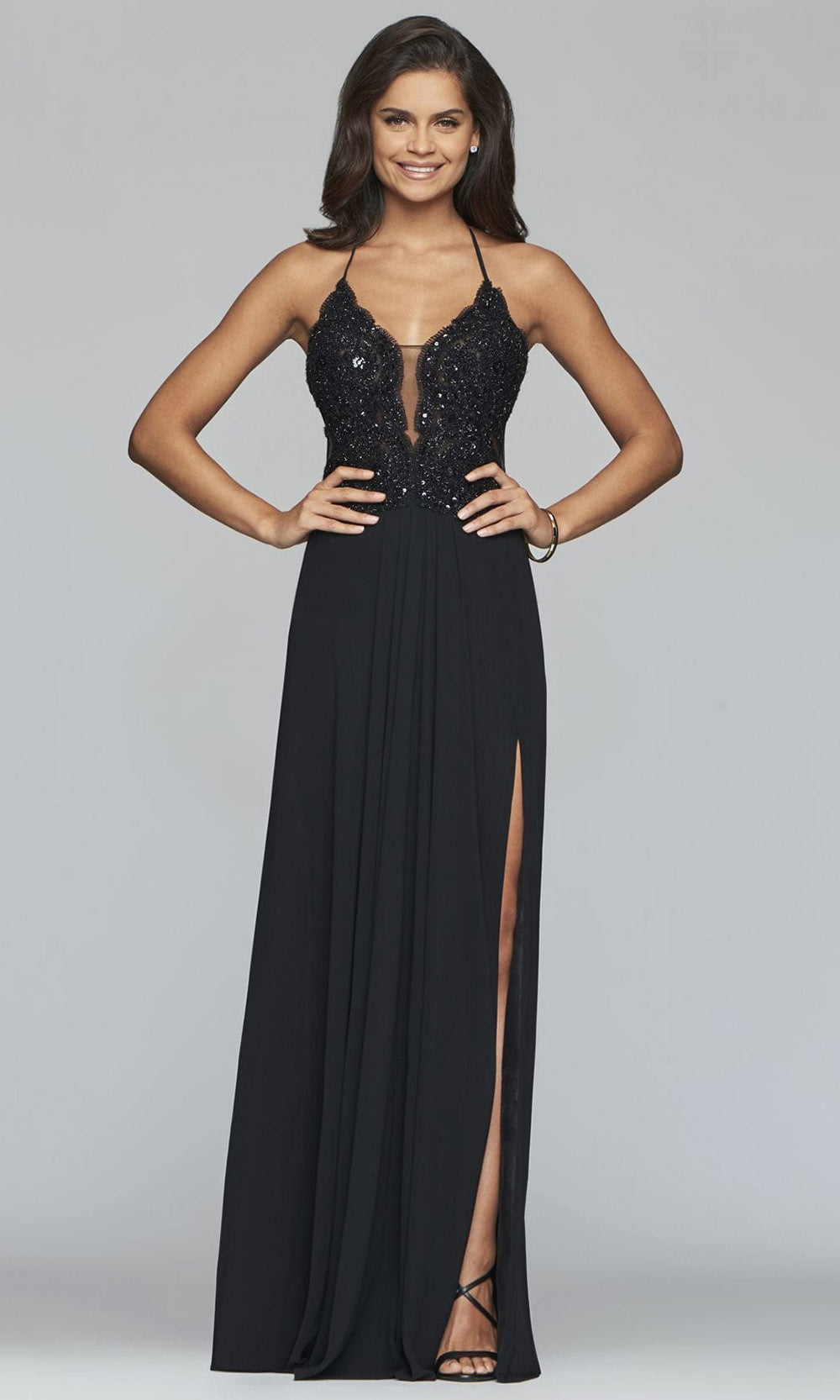 Faviana S10228 In Black