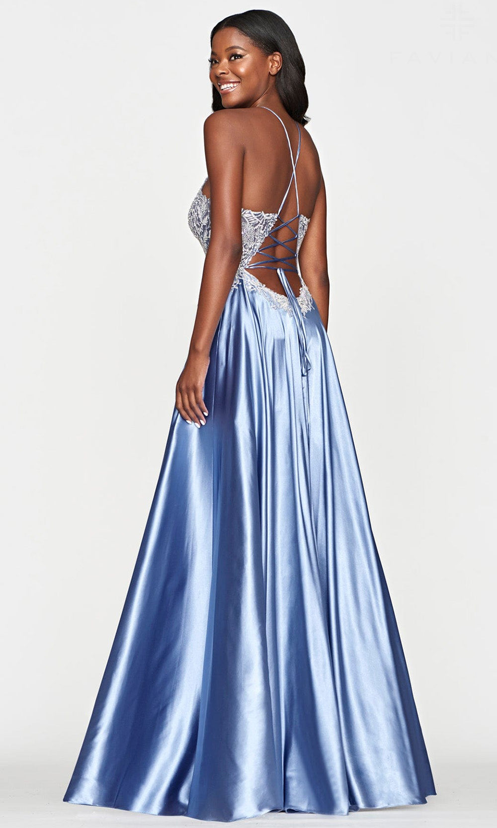 Faviana S10537 In Blue and Silver