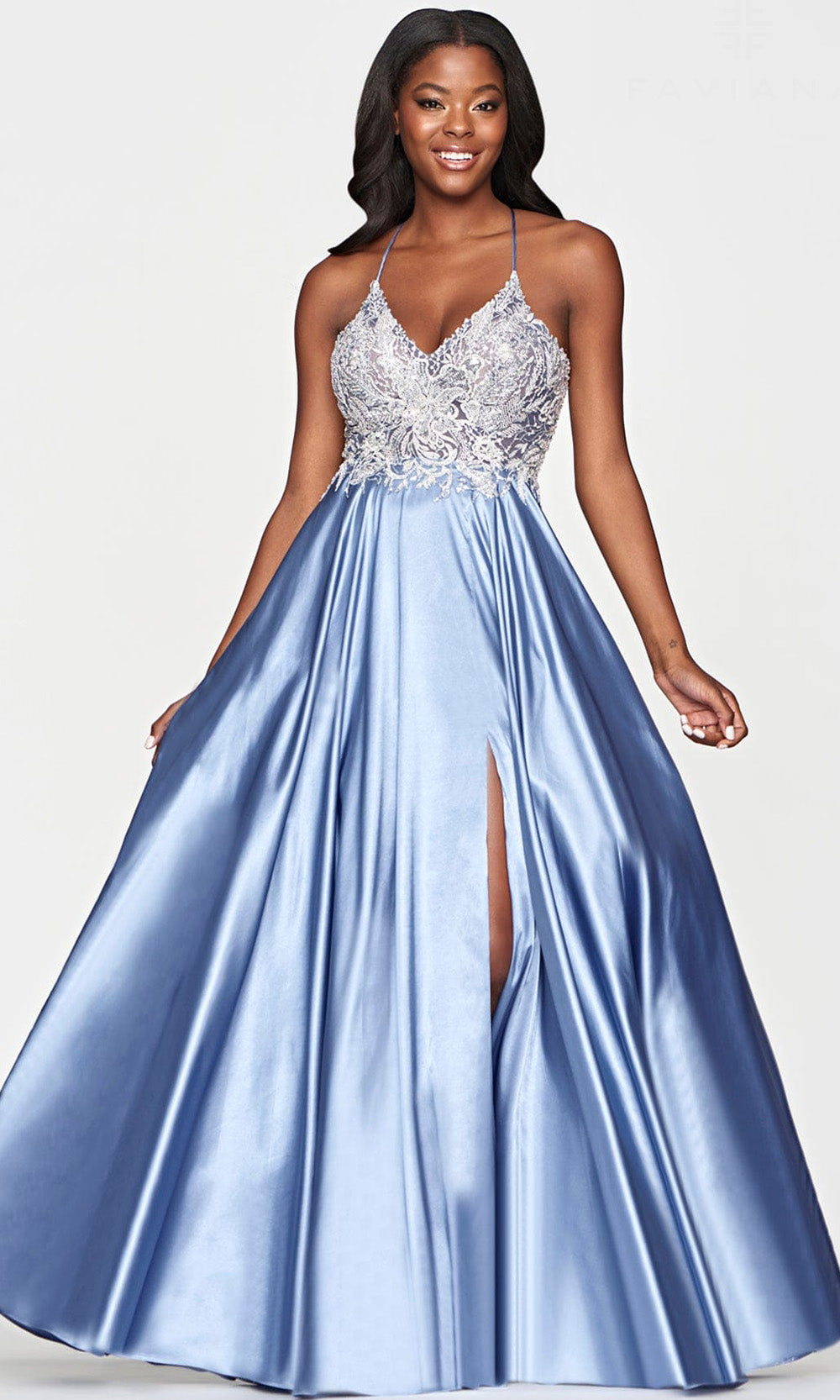 Faviana S10537 In Blue and Silver