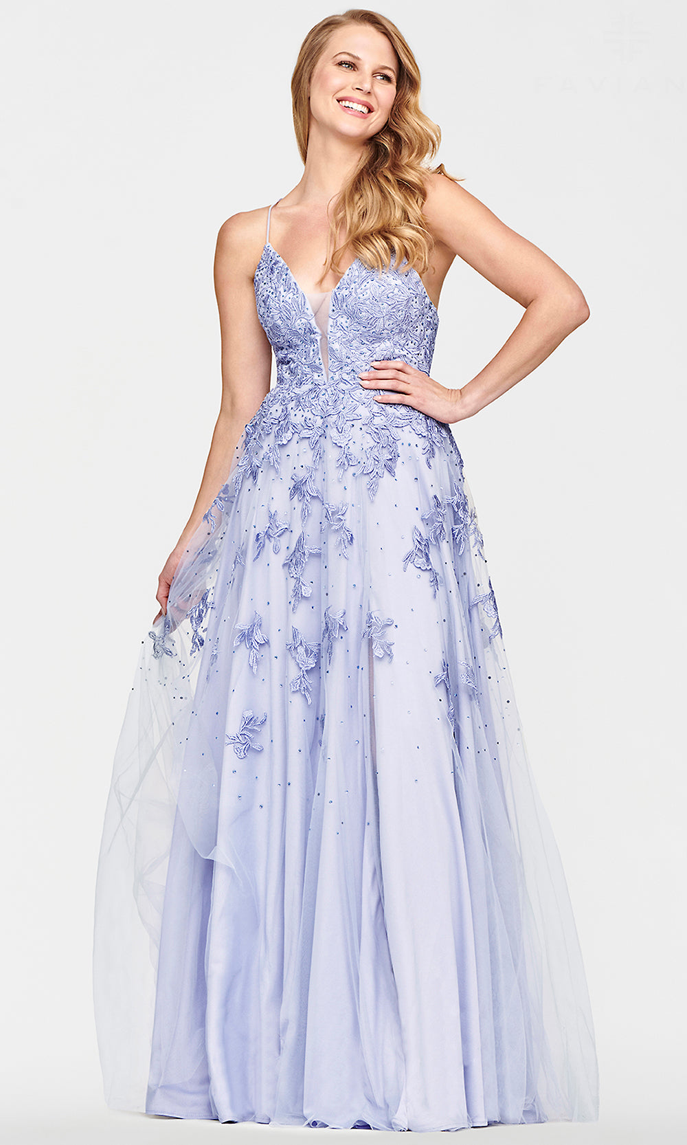 Faviana S10640 In Periwinkle